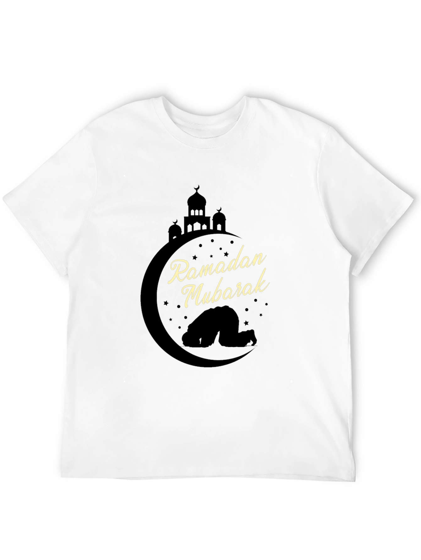 Ramadan Mubarak Black T-Shirt