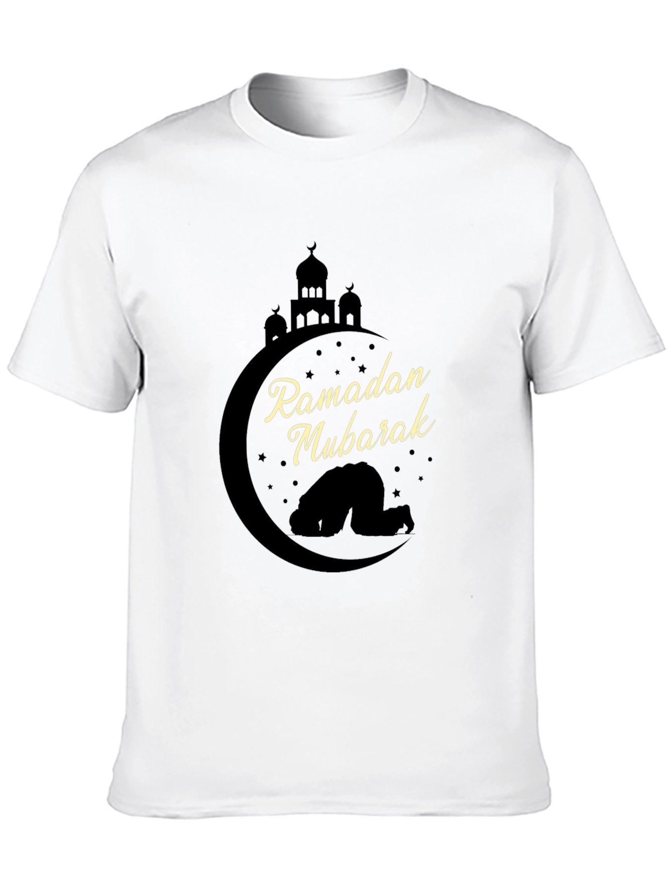 Ramadan Mubarak Black T-Shirt