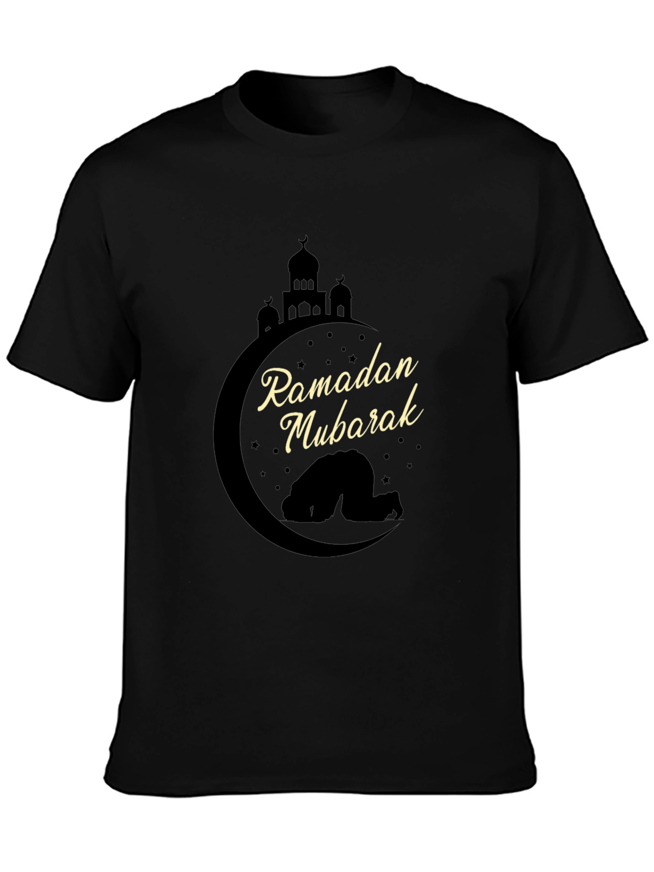 Ramadan Mubarak Black T-Shirt