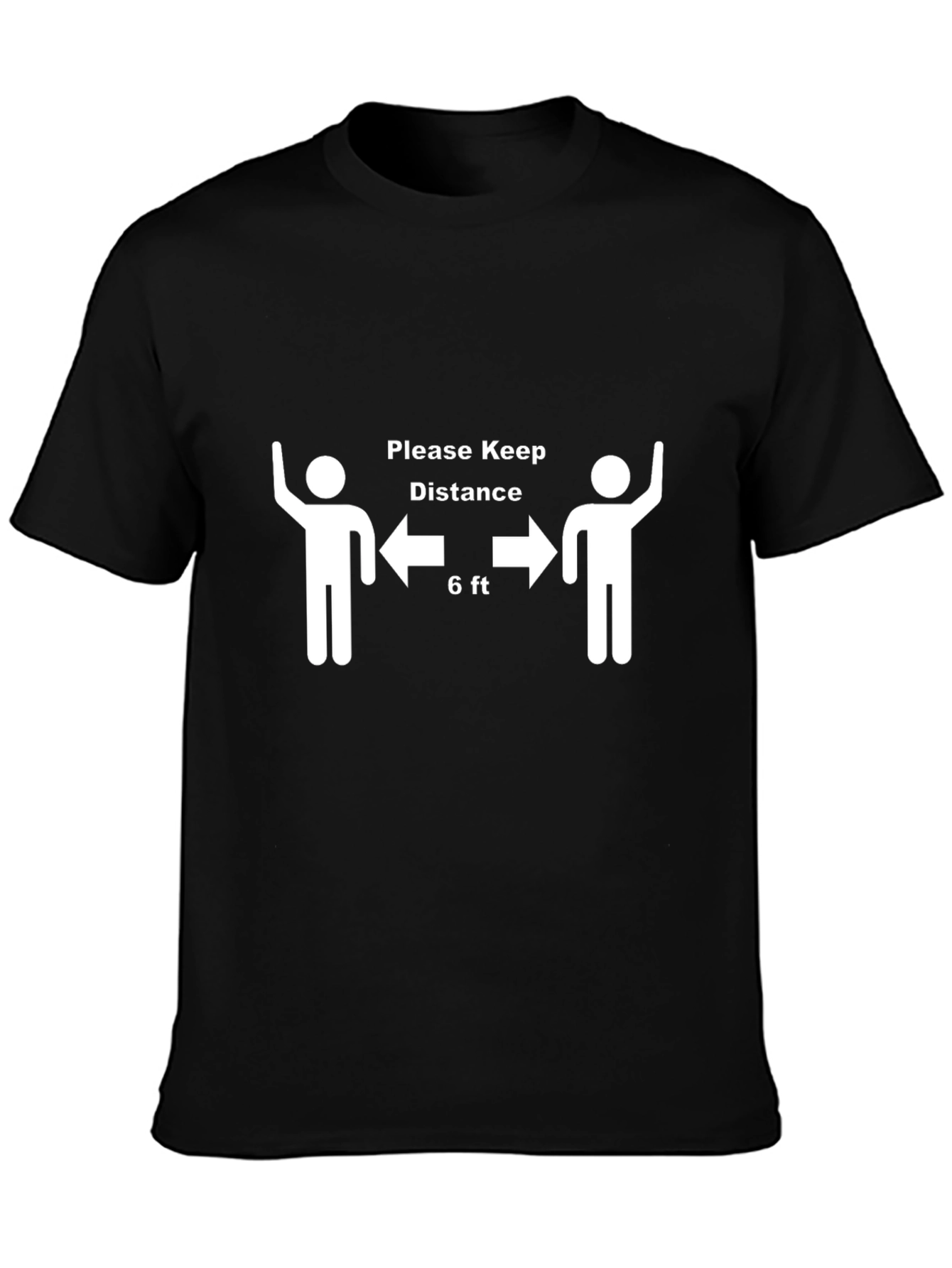 Social Distance Graphic T-Shirt