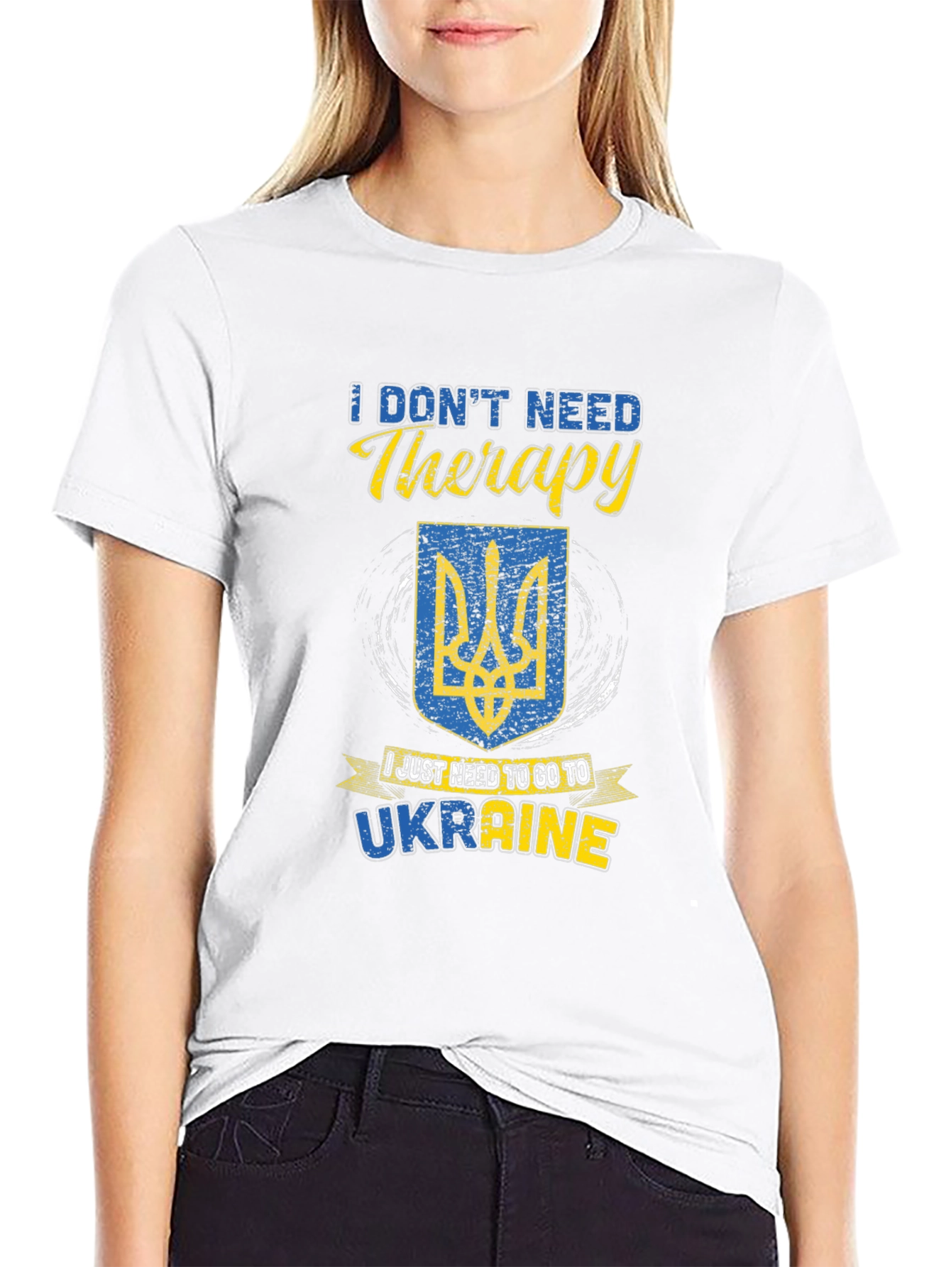 Ukraine Therapy T-Shirt - Ukrainian Pride