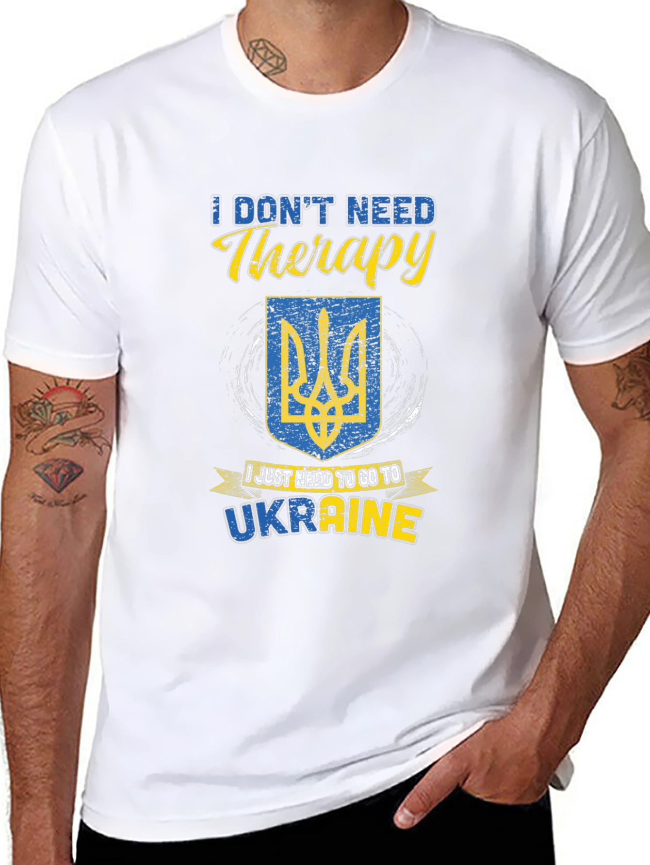 Ukraine Therapy T-Shirt - Ukrainian Pride