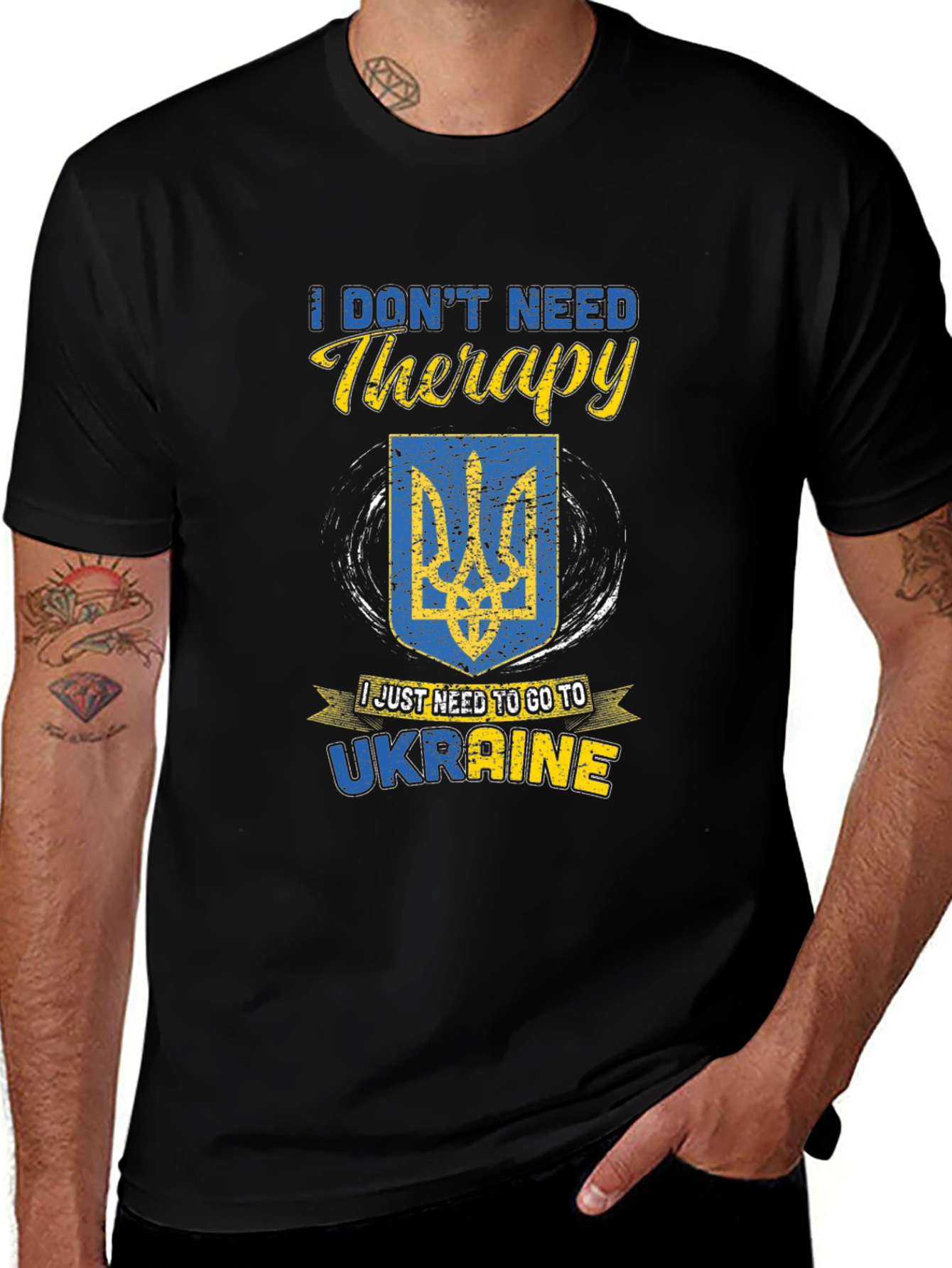 Ukraine Therapy T-Shirt - Ukrainian Pride