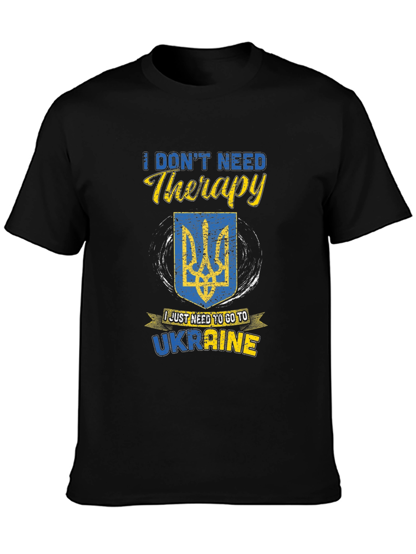 Ukraine Therapy T-Shirt - Ukrainian Pride