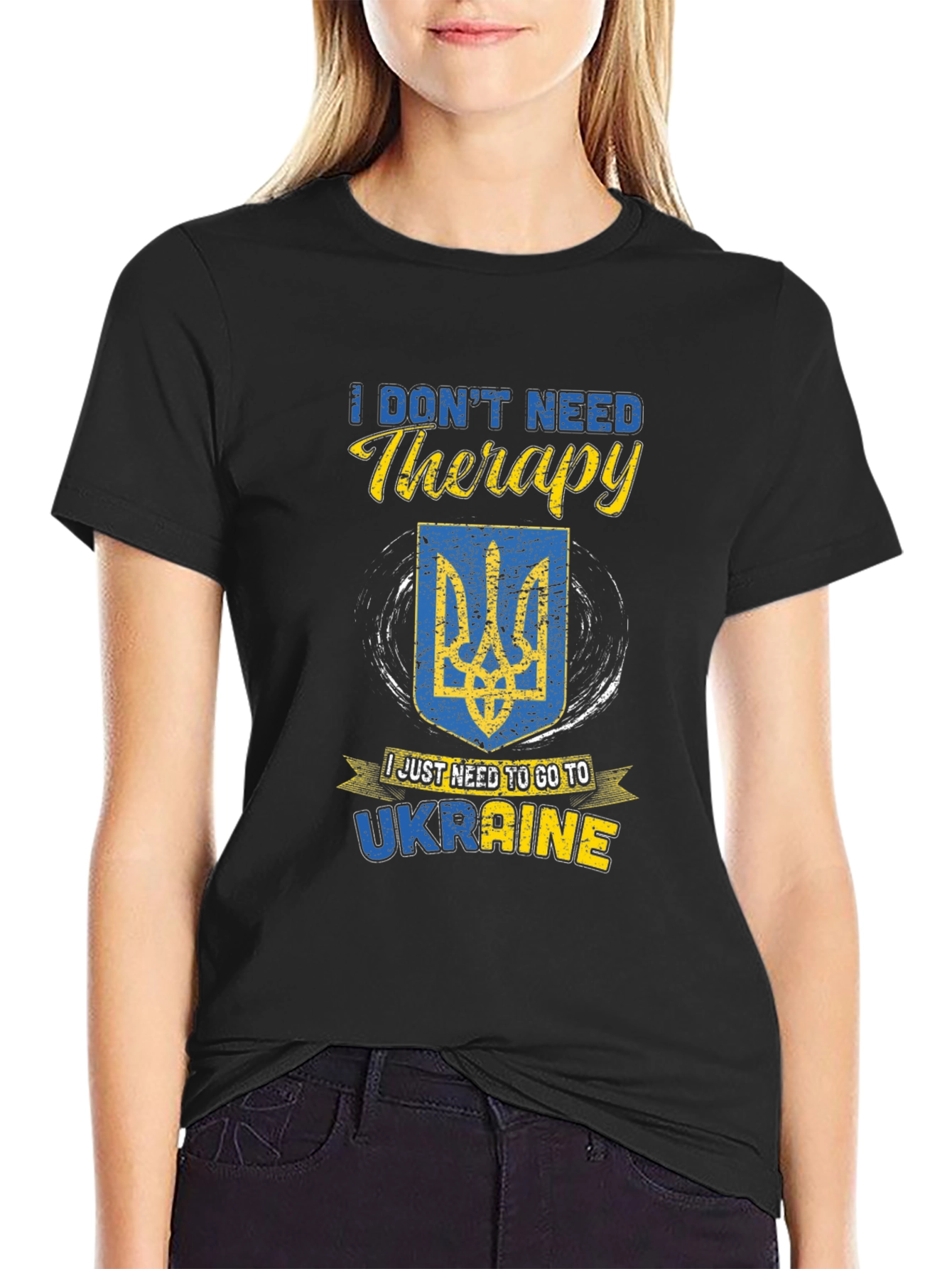 Ukraine Therapy T-Shirt - Ukrainian Pride