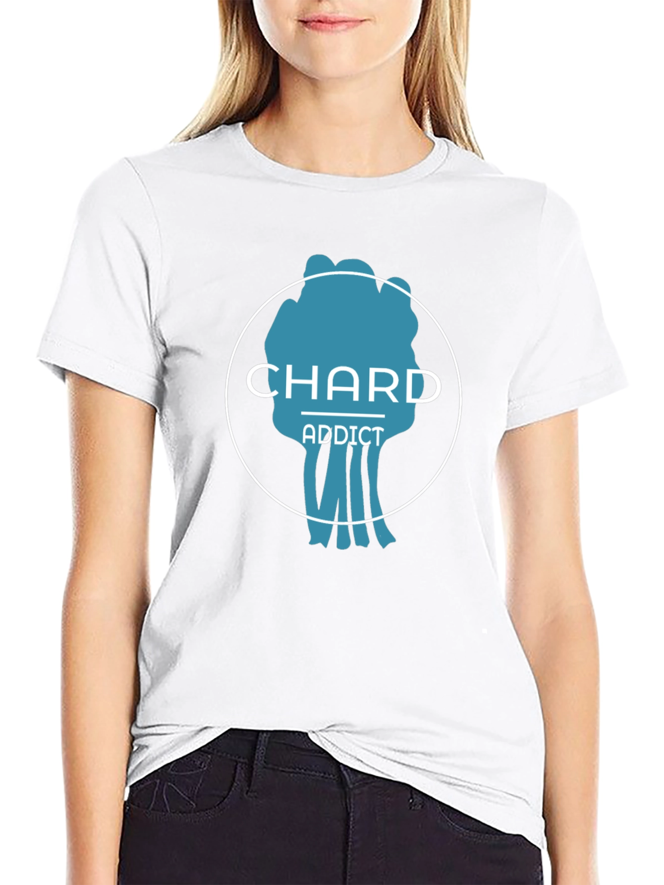 Chard Addict Graphic T-Shirt - Black