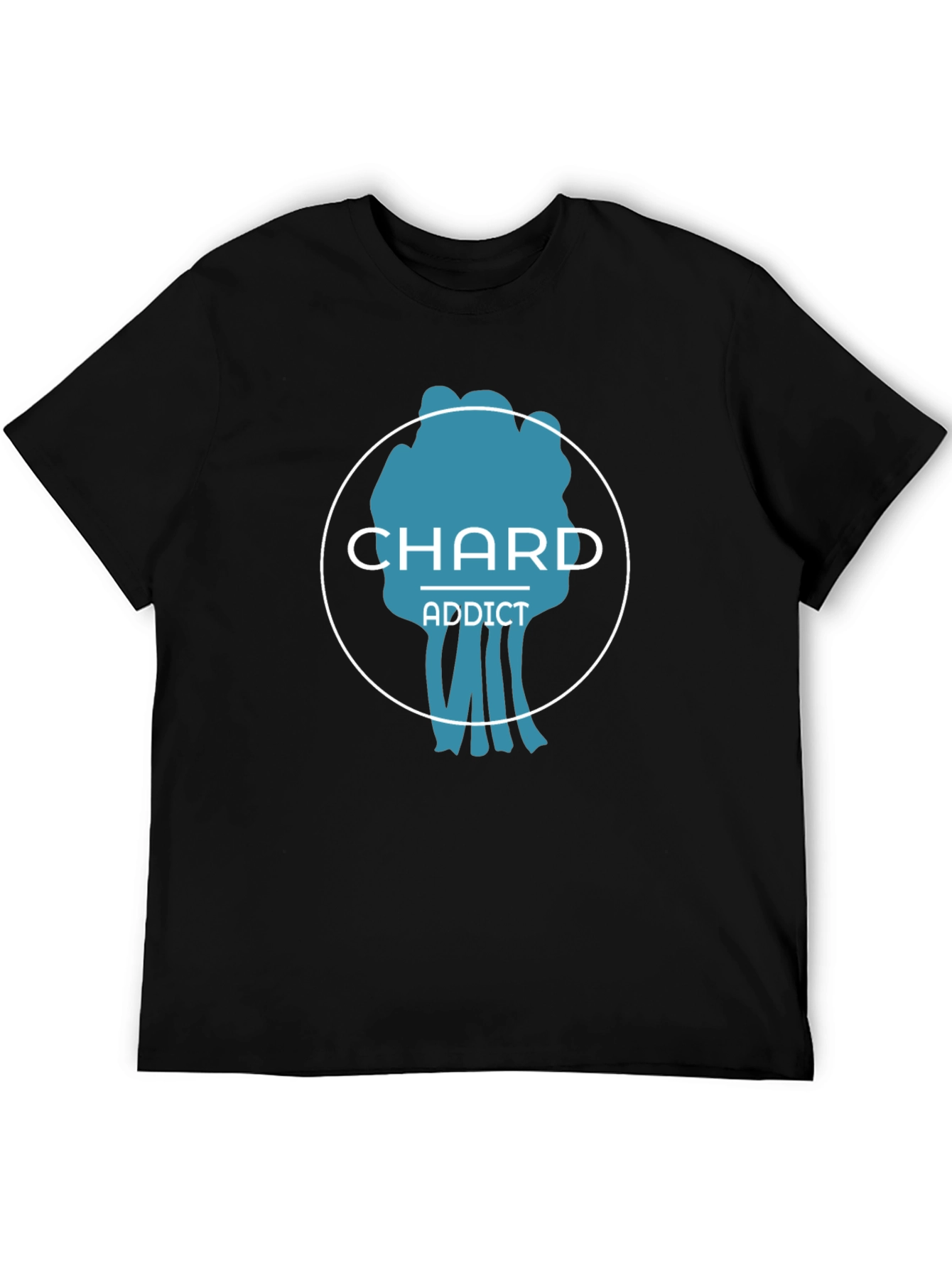 Chard Addict Graphic T-Shirt - Black