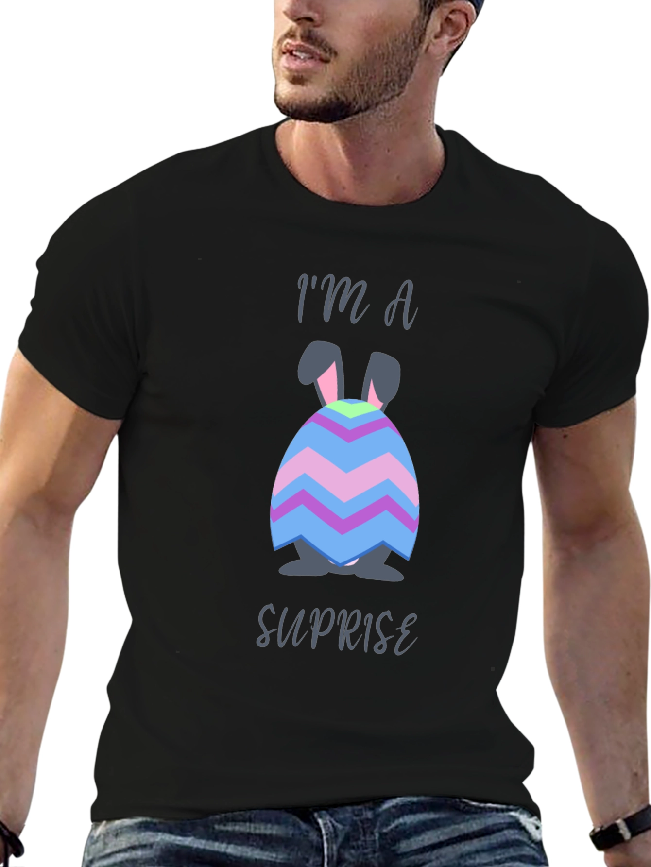 Im A Surprise Easter Bunny Egg Mens T-Shirt
