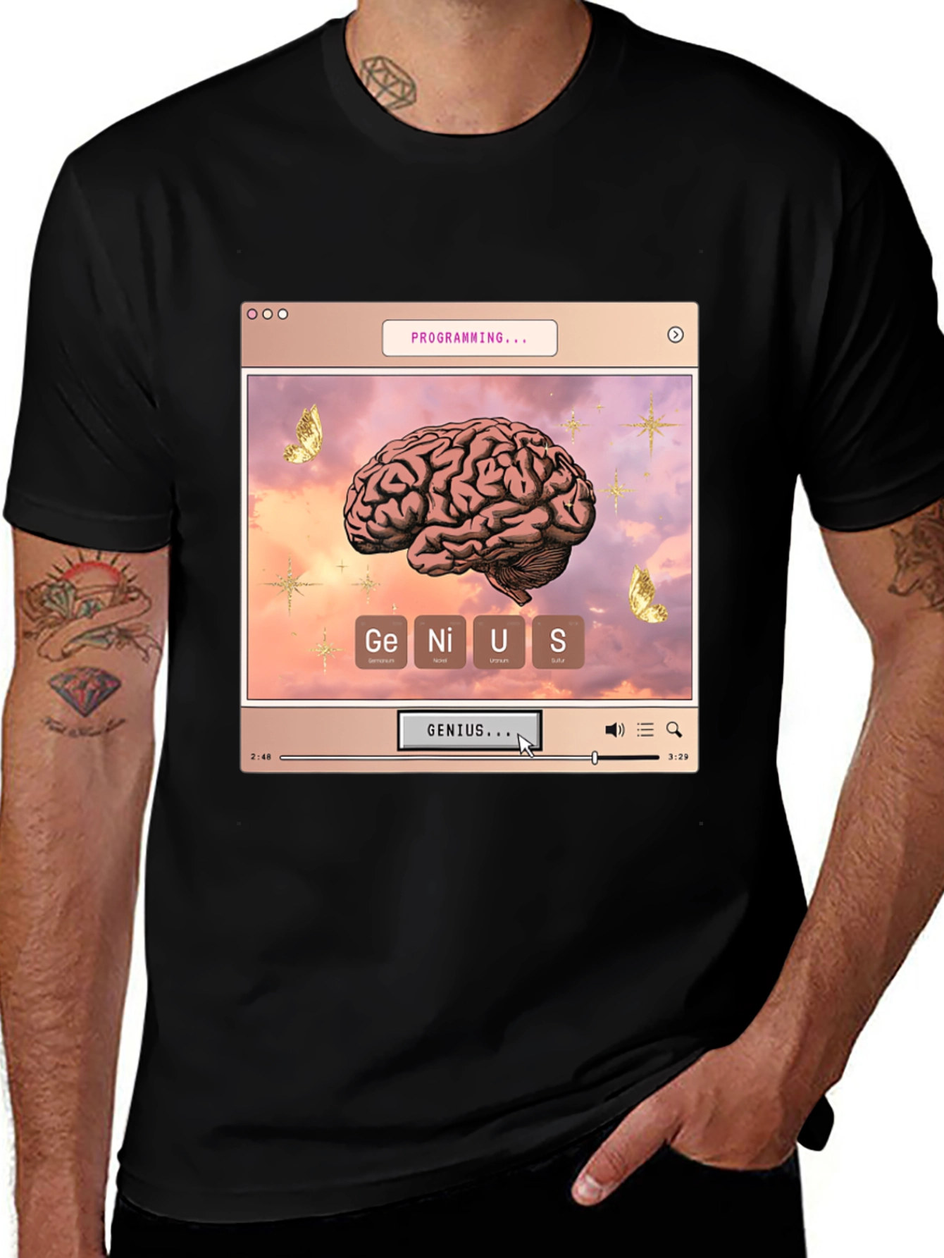 Genius Programming Brain T-Shirt