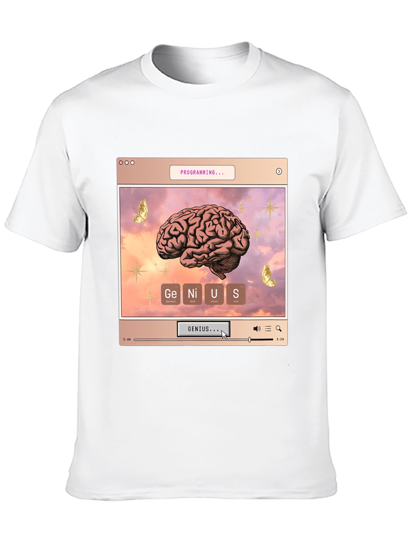 Genius Programming Brain T-Shirt