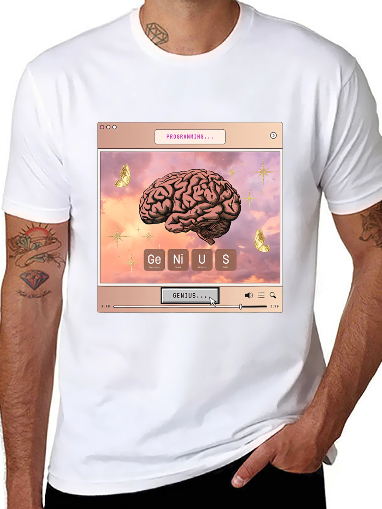 Genius Programming Brain T-Shirt