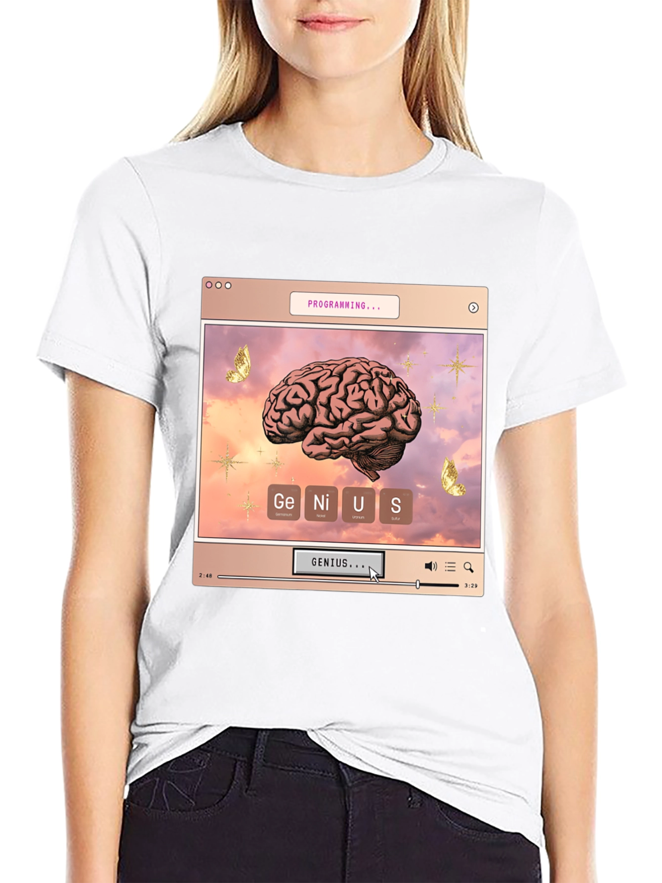Genius Programming Brain T-Shirt
