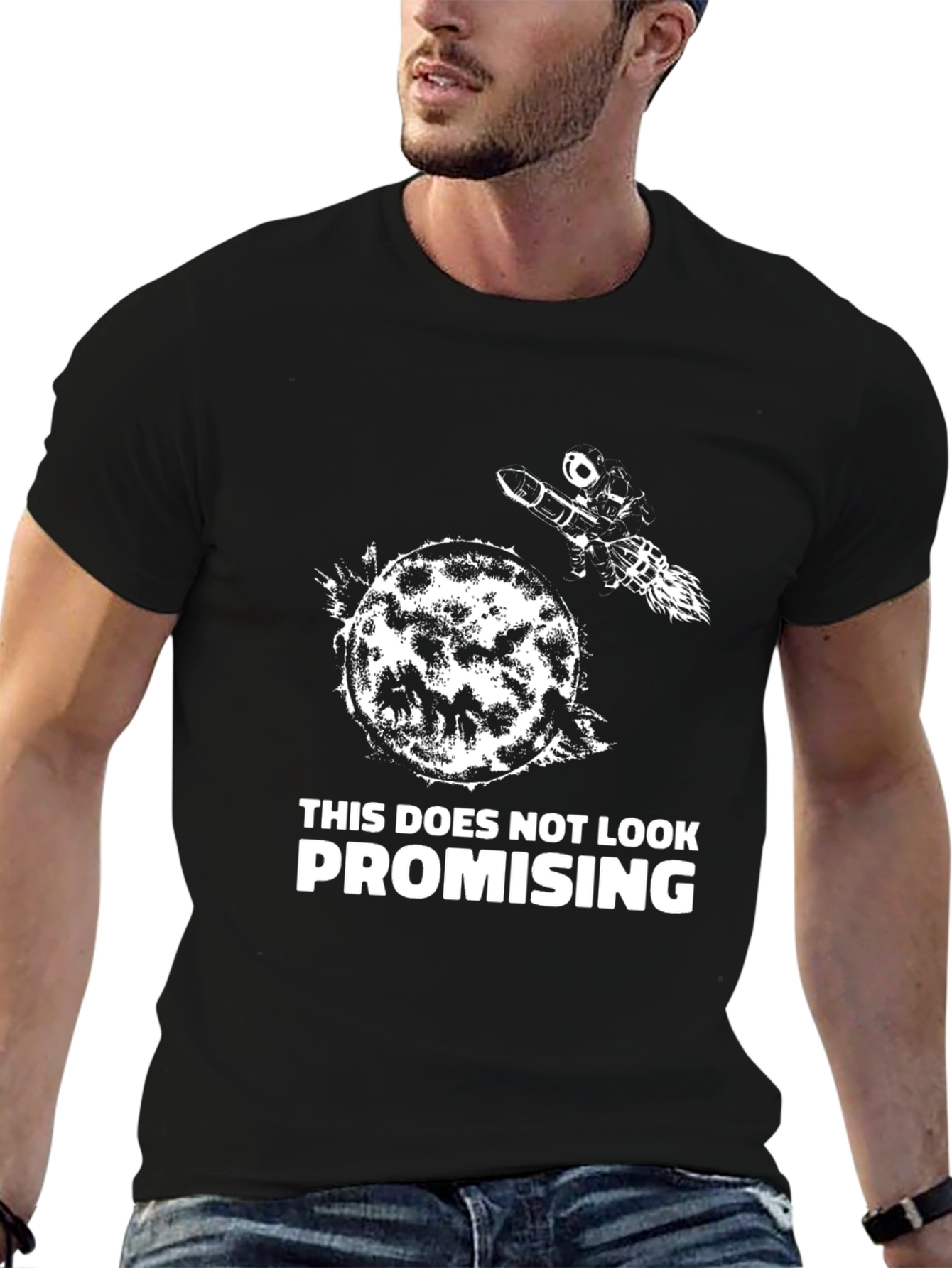 Humorous Graphic T-Shirt: This Does Not Look Promising