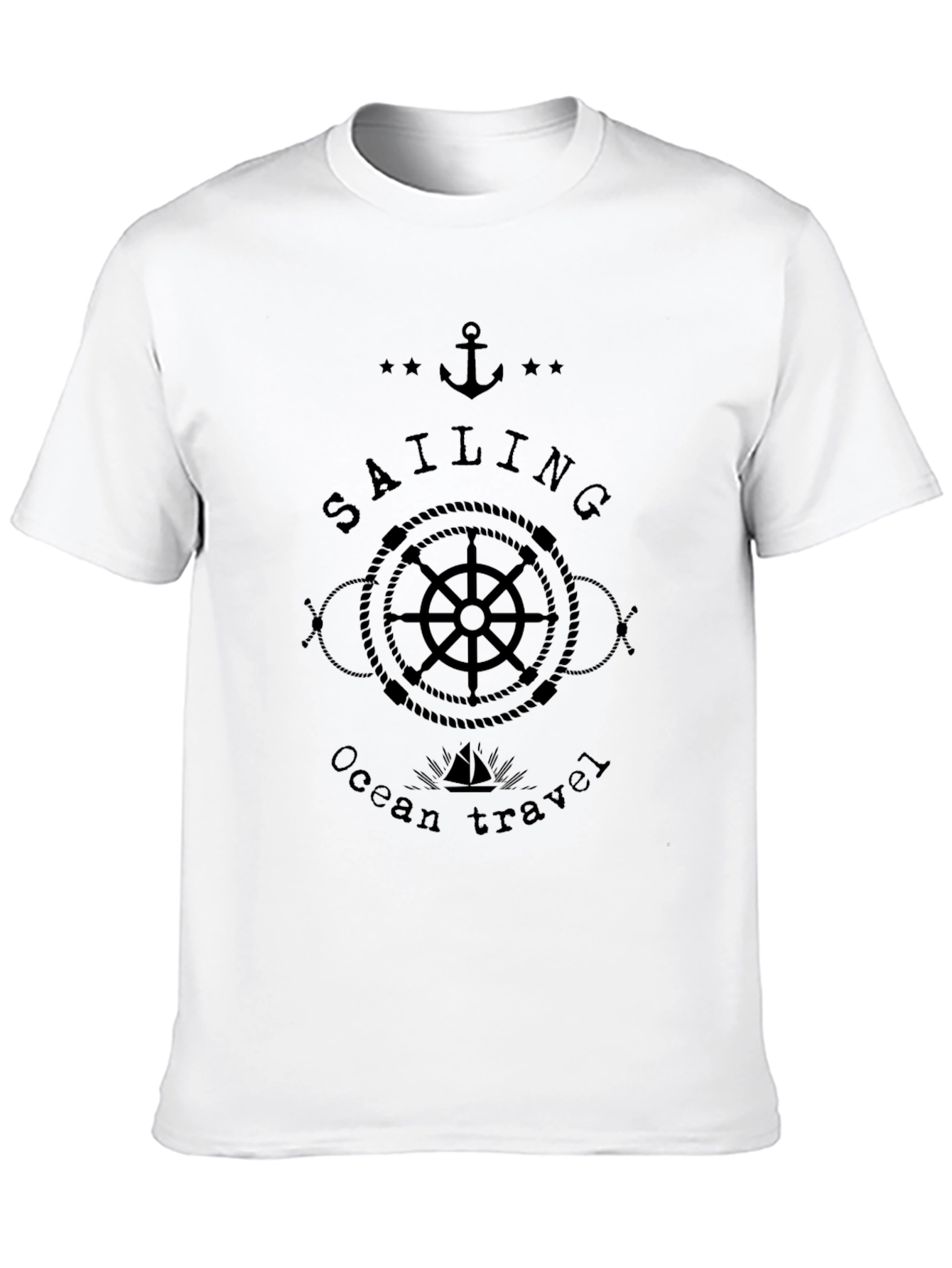 Sailing Ocean Travel Graphic T-Shirt