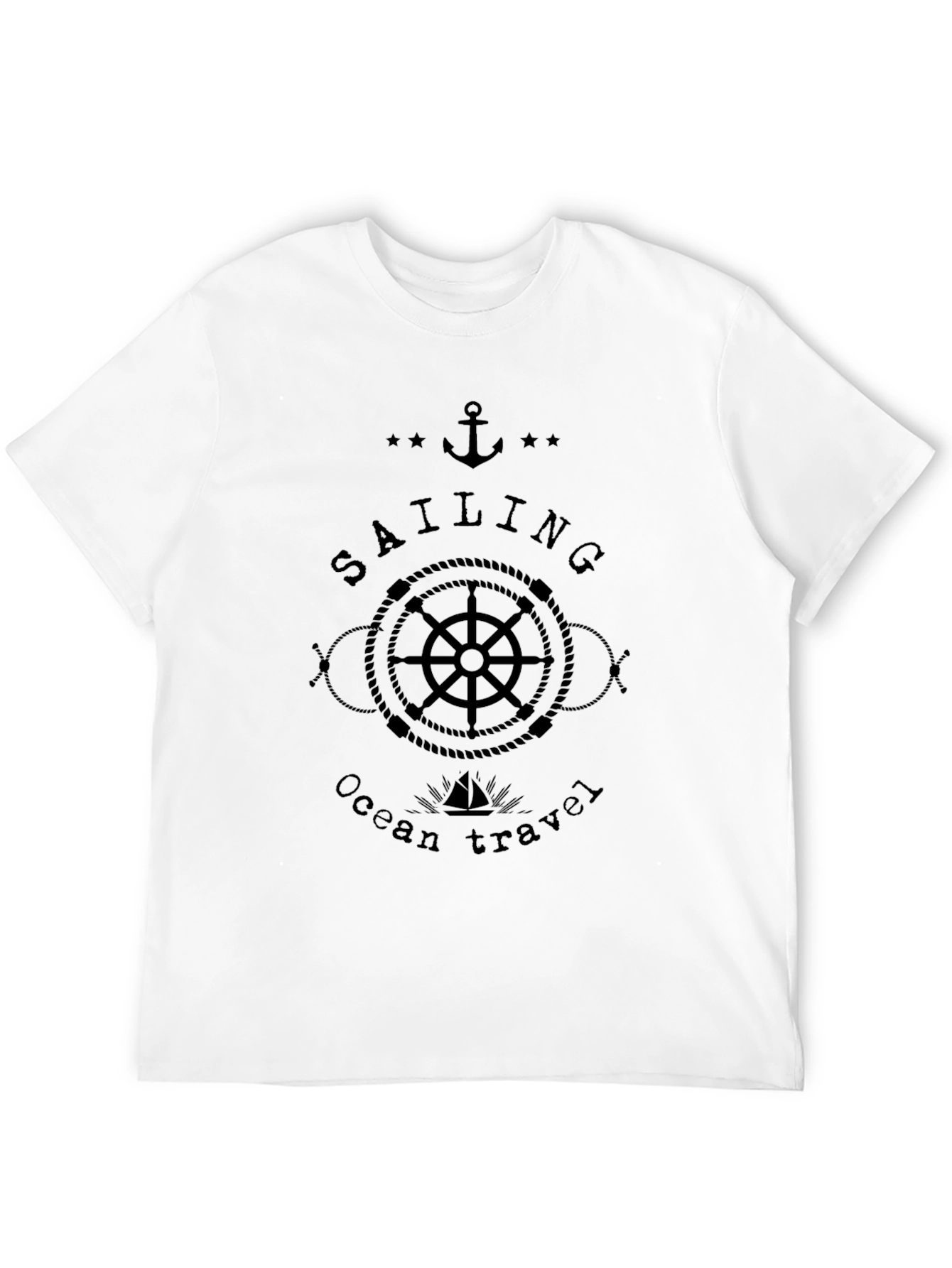 Sailing Ocean Travel Graphic T-Shirt