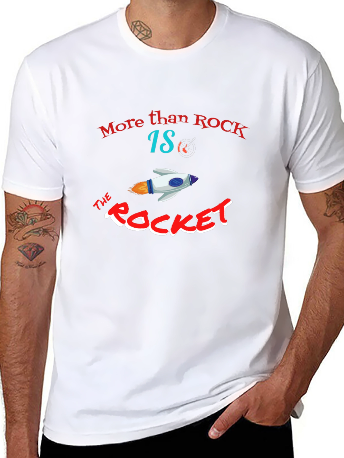 More Than Rock The Rocket Mens T-Shirt