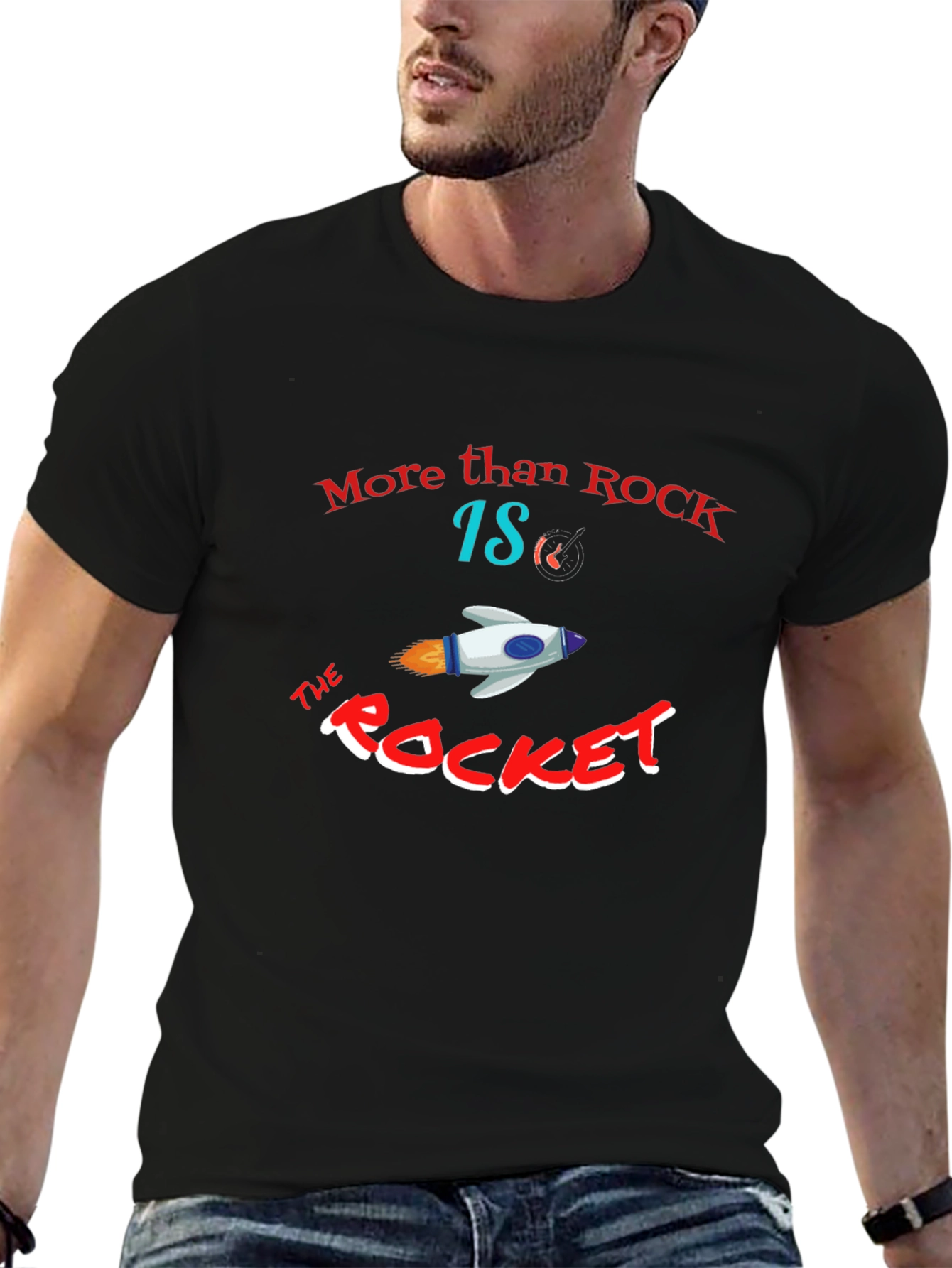 More Than Rock The Rocket Mens T-Shirt