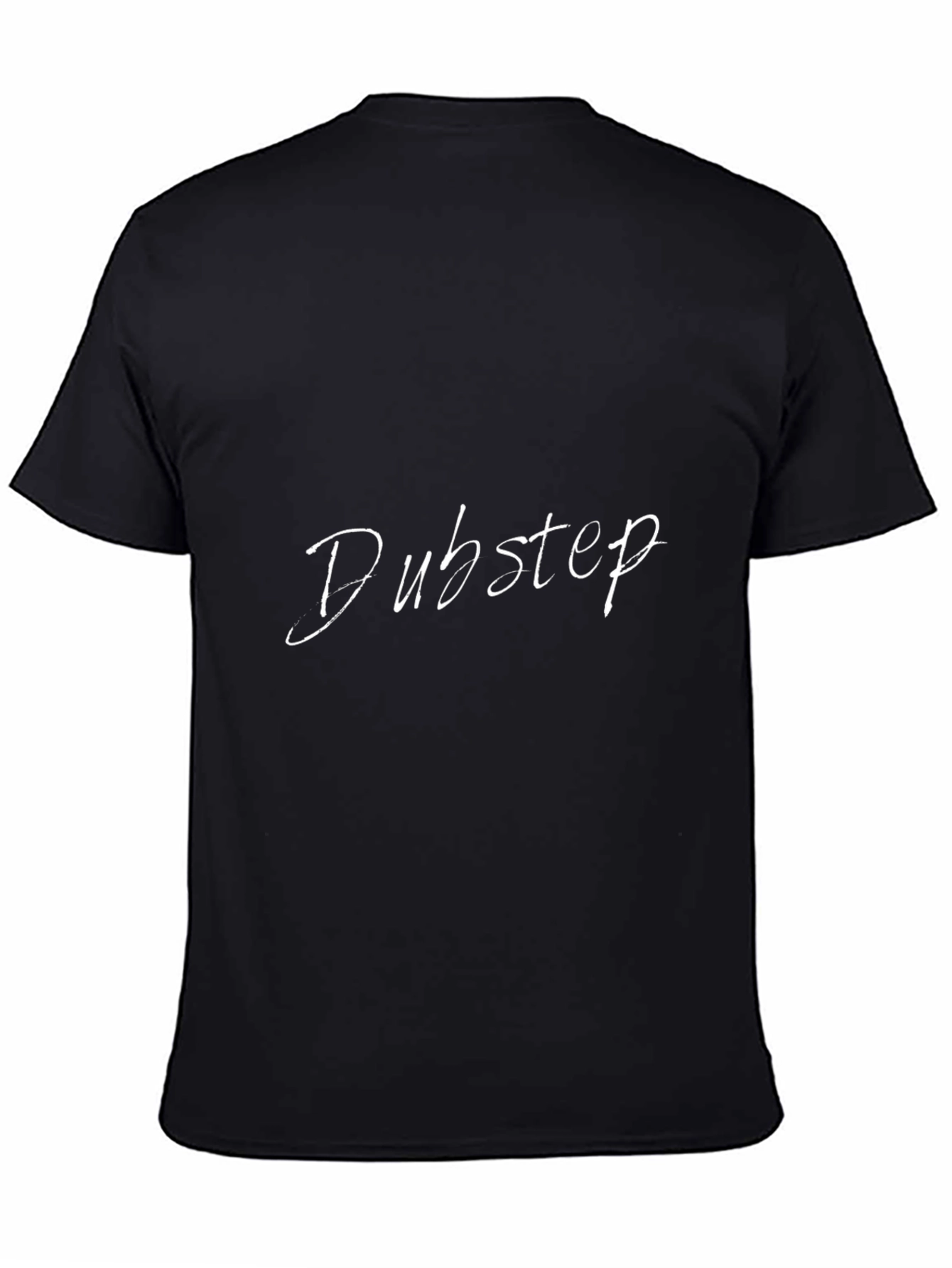 Dubstep Graphic Tee - Black Cotton T-Shirt