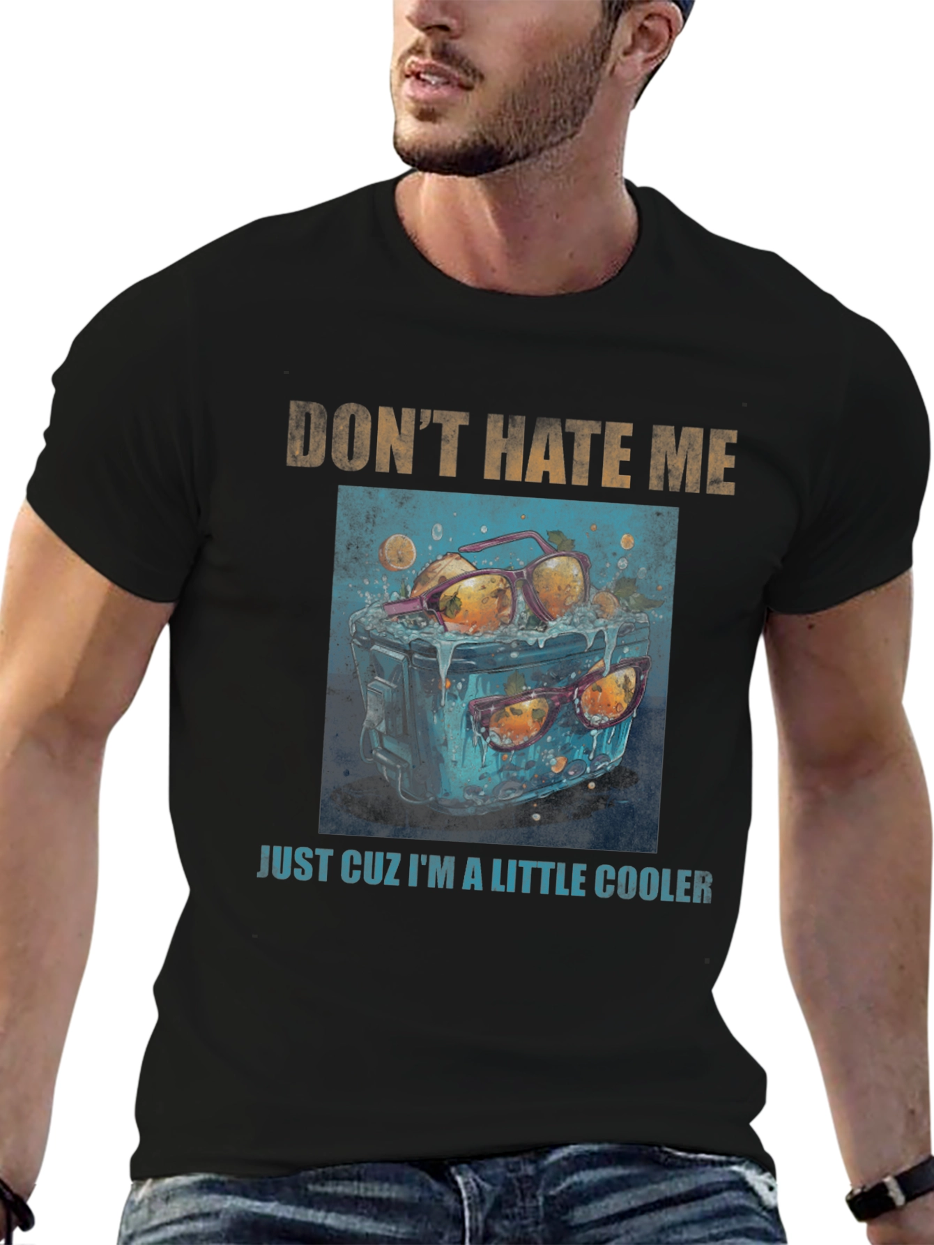 Dont Hate Me Cooler Graphic Tee