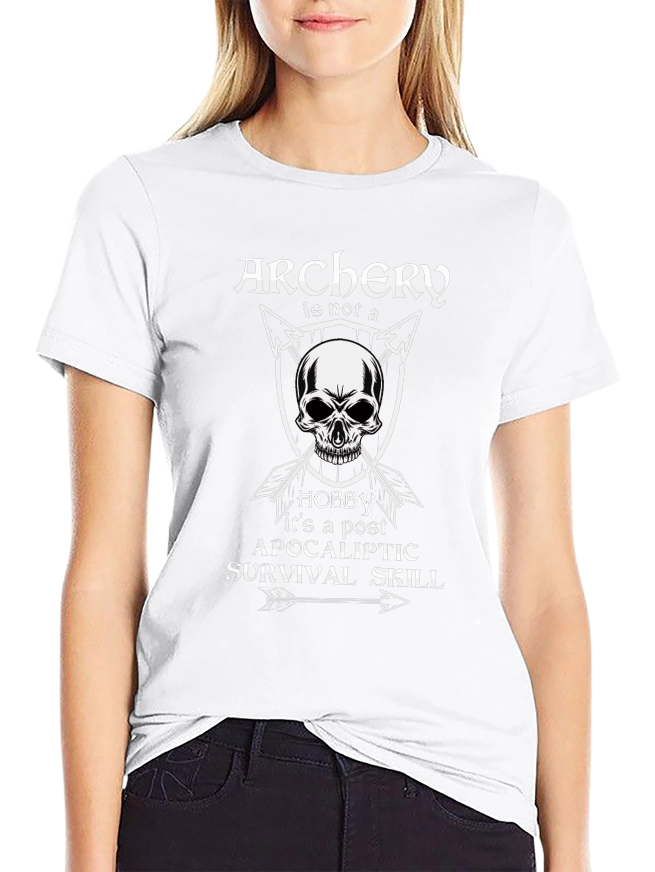 Archery Post Apocalyptic Survival Skill T-Shirt