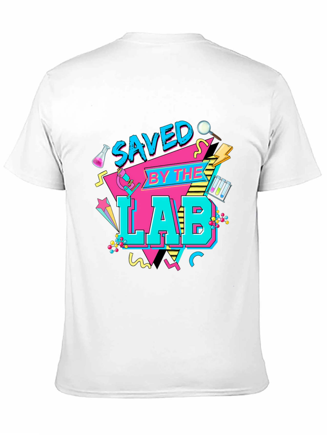 Saved By The Lab Retro Science T-Shirt