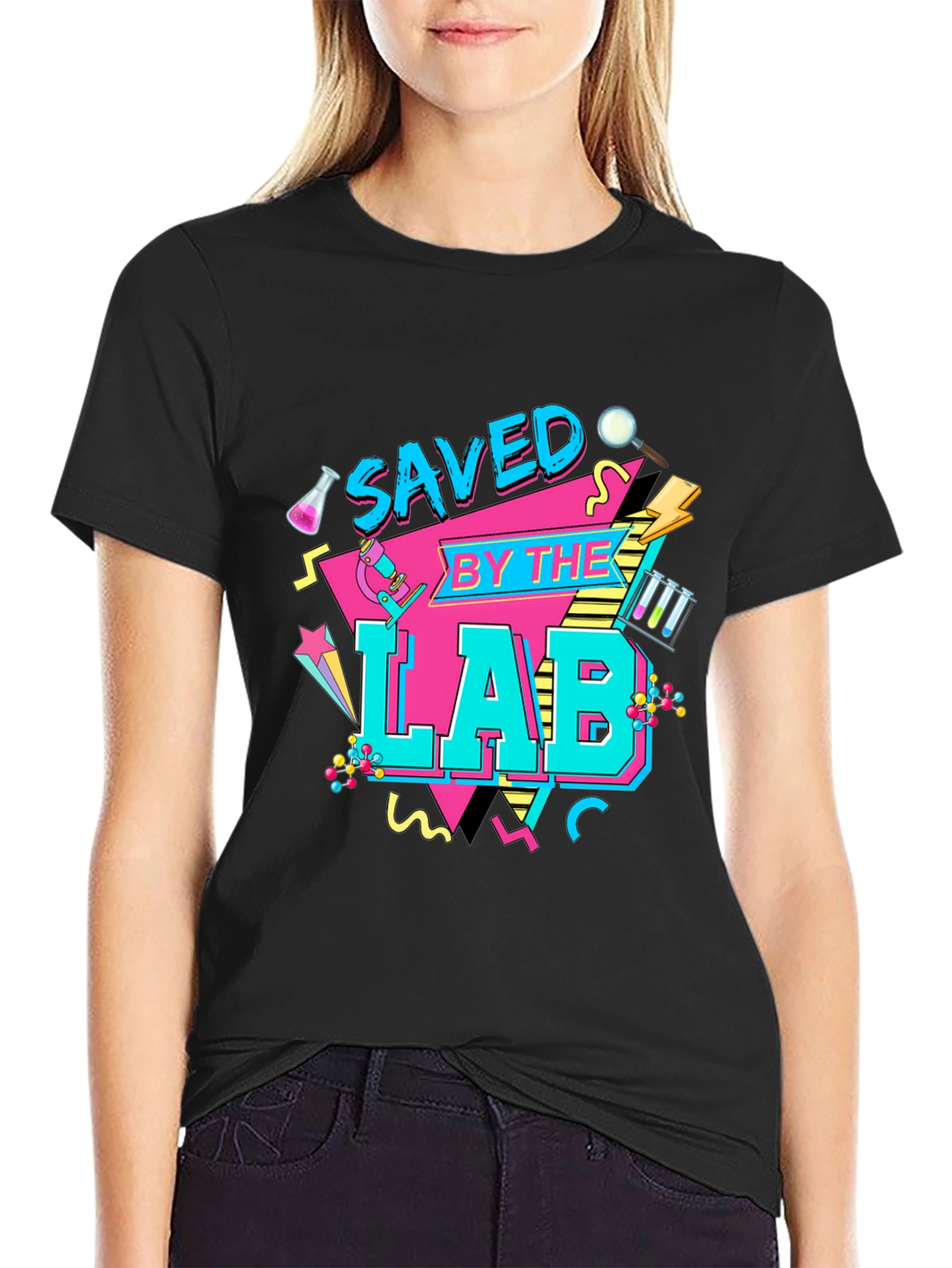 Saved By The Lab Retro Science T-Shirt