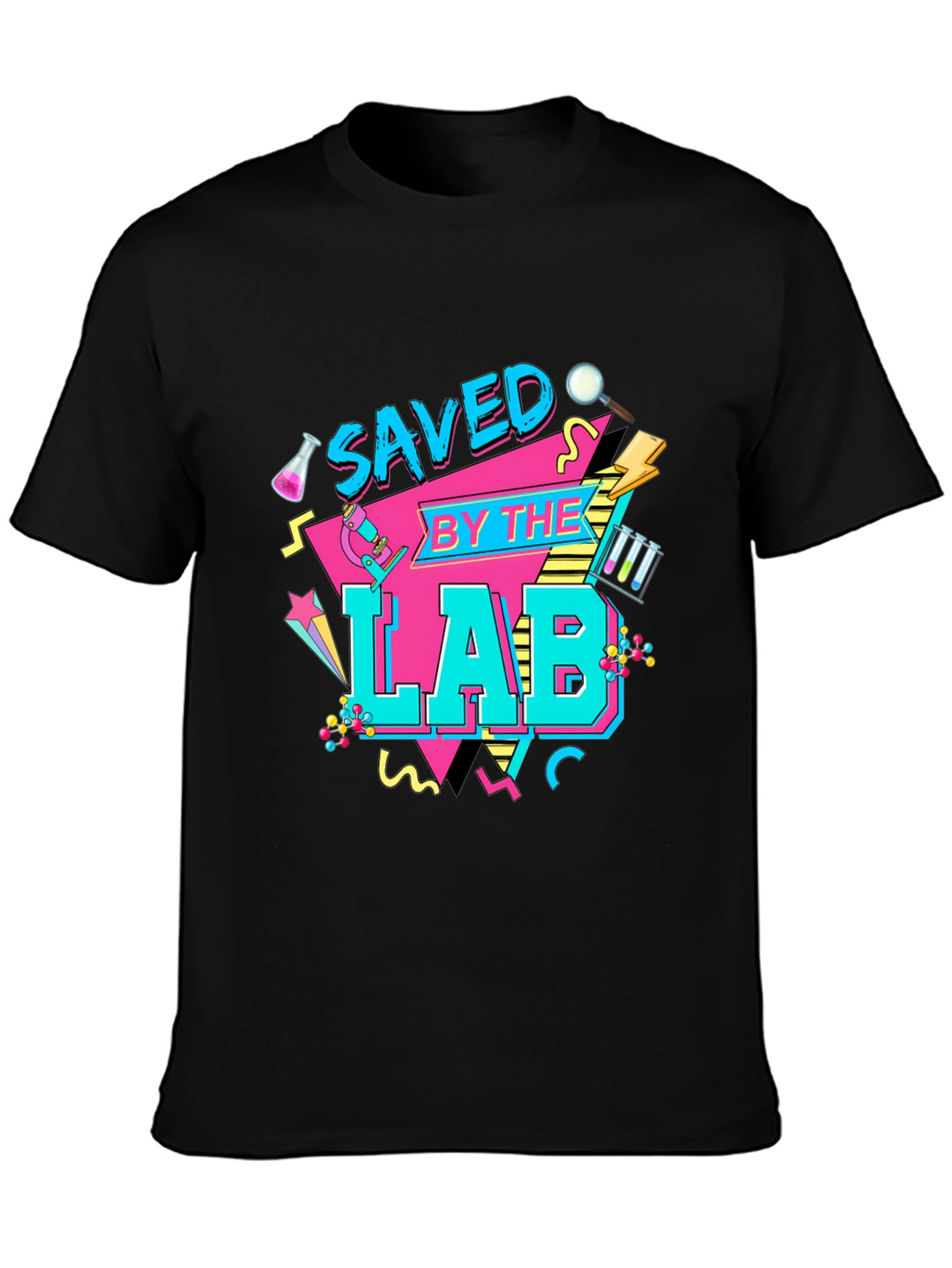 Saved By The Lab Retro Science T-Shirt