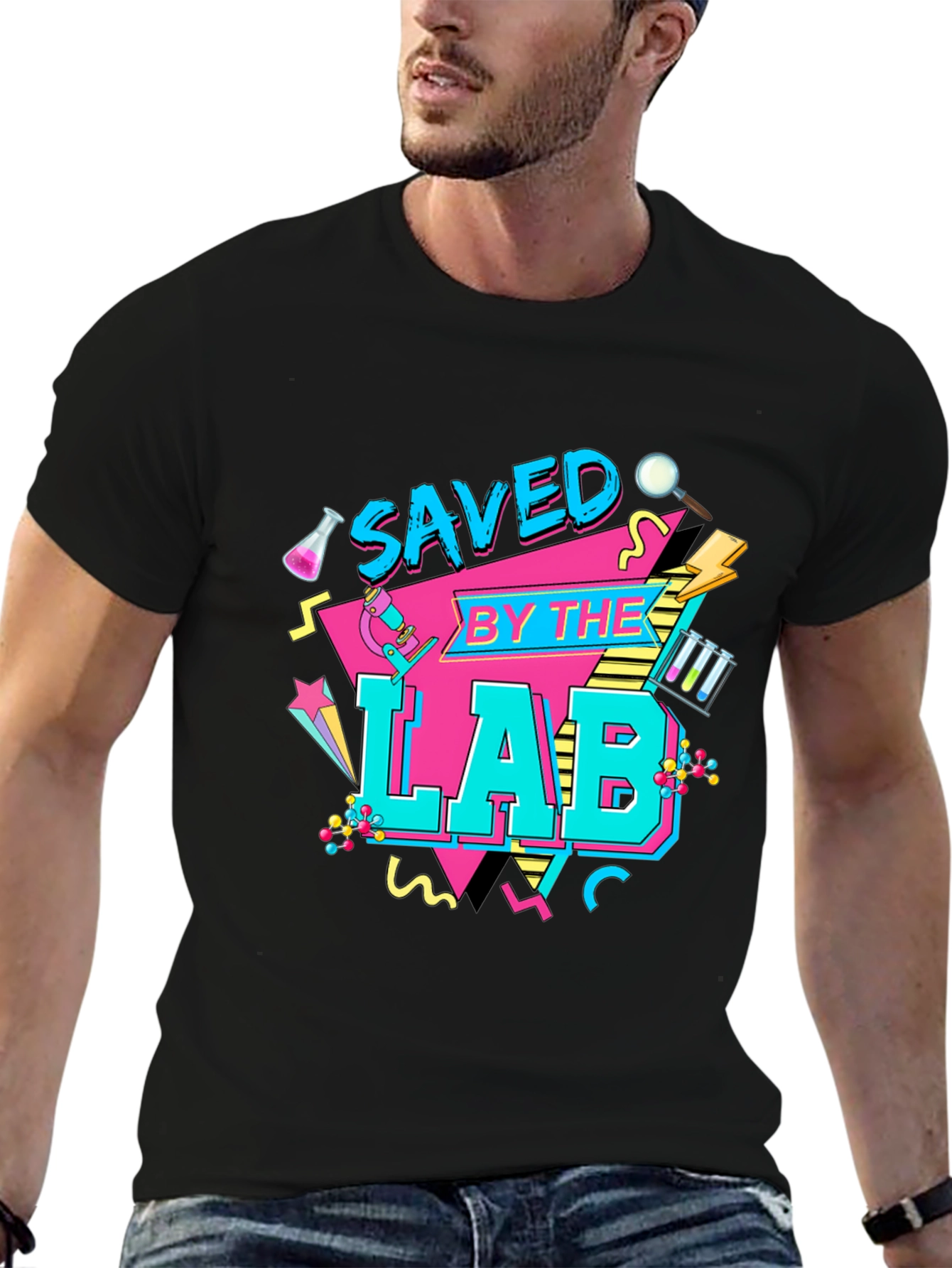Saved By The Lab Retro Science T-Shirt