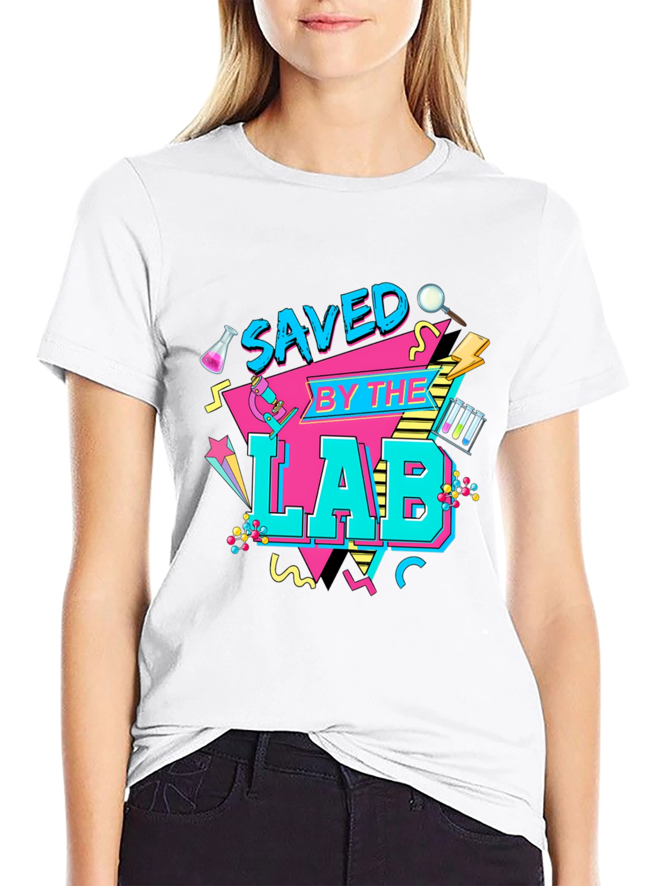 Saved By The Lab Retro Science T-Shirt