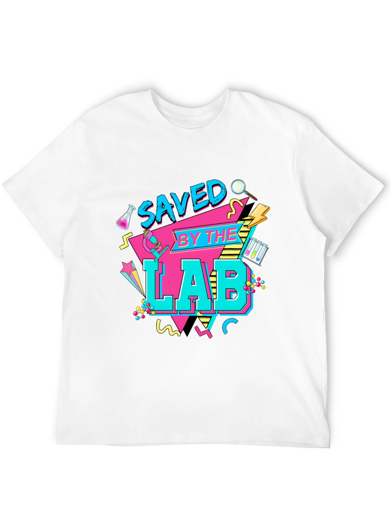 Saved By The Lab Retro Science T-Shirt
