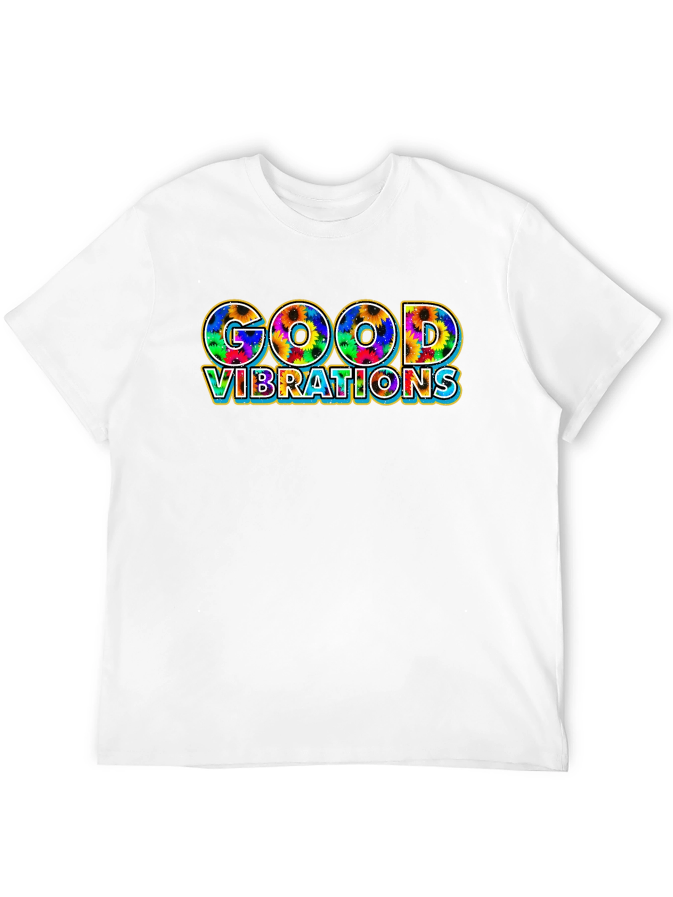 Good Vibrations Tie-Dye Graphic Tee