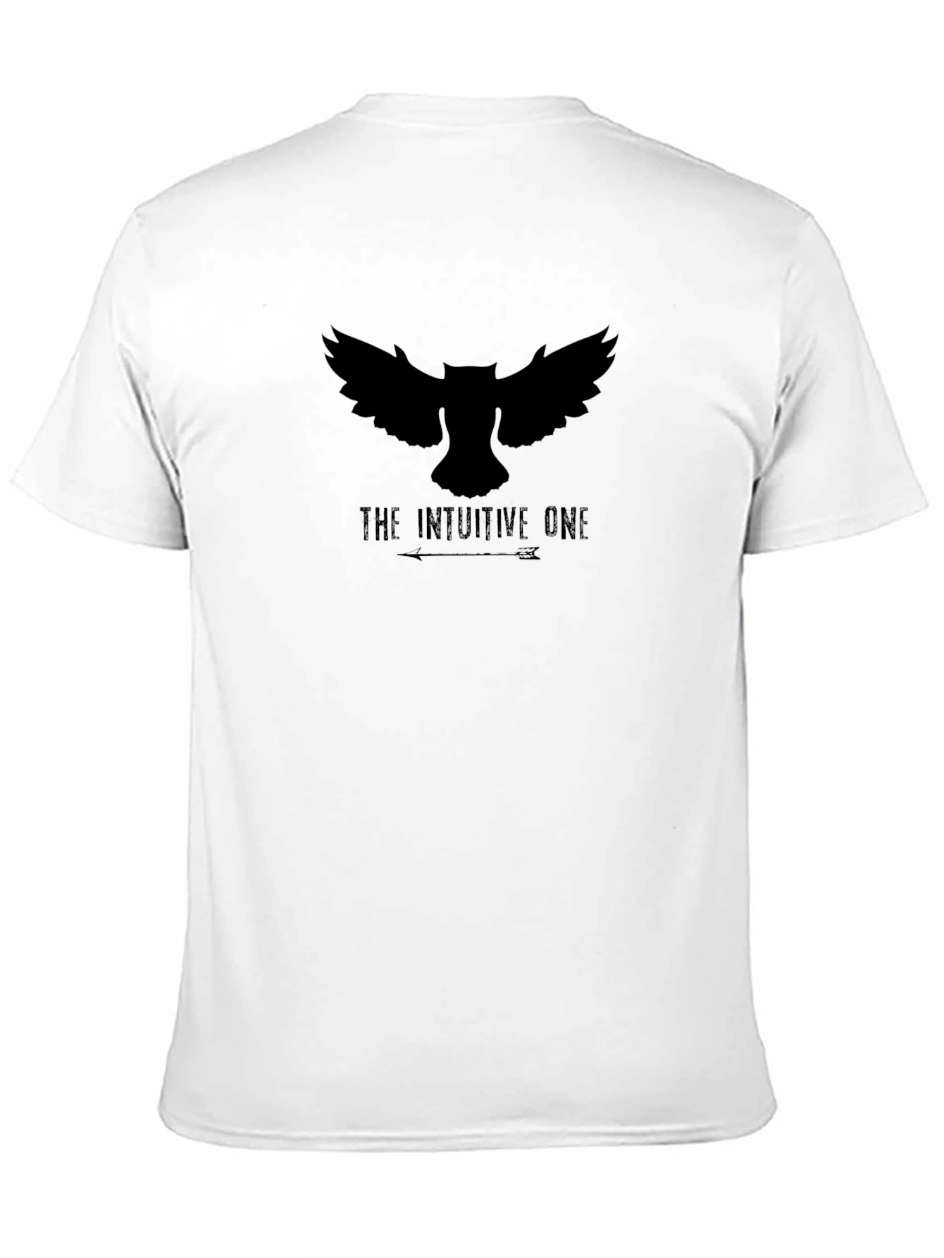Intuitive One Owl Graphic Tee - Black