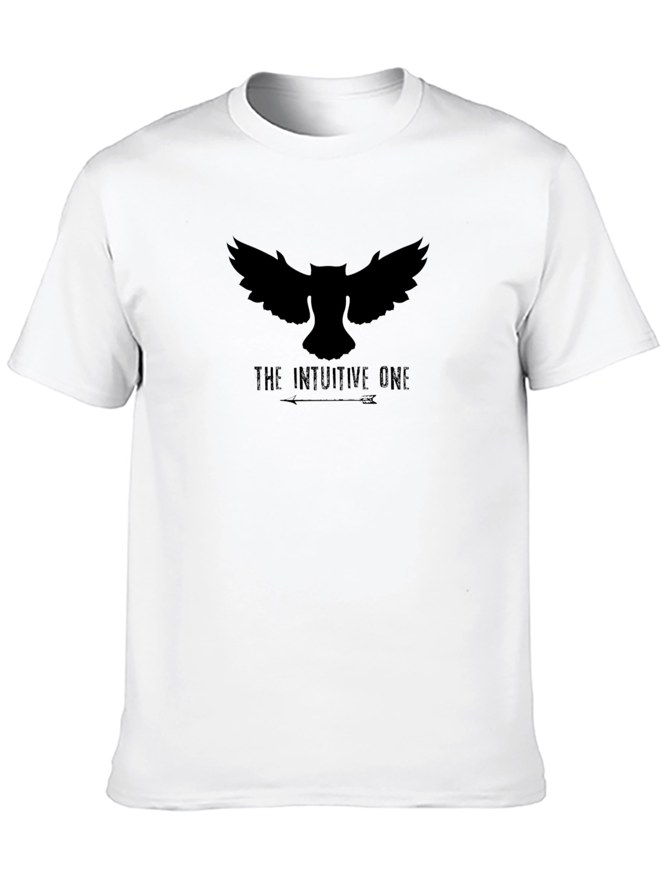 Intuitive One Owl Graphic Tee - Black