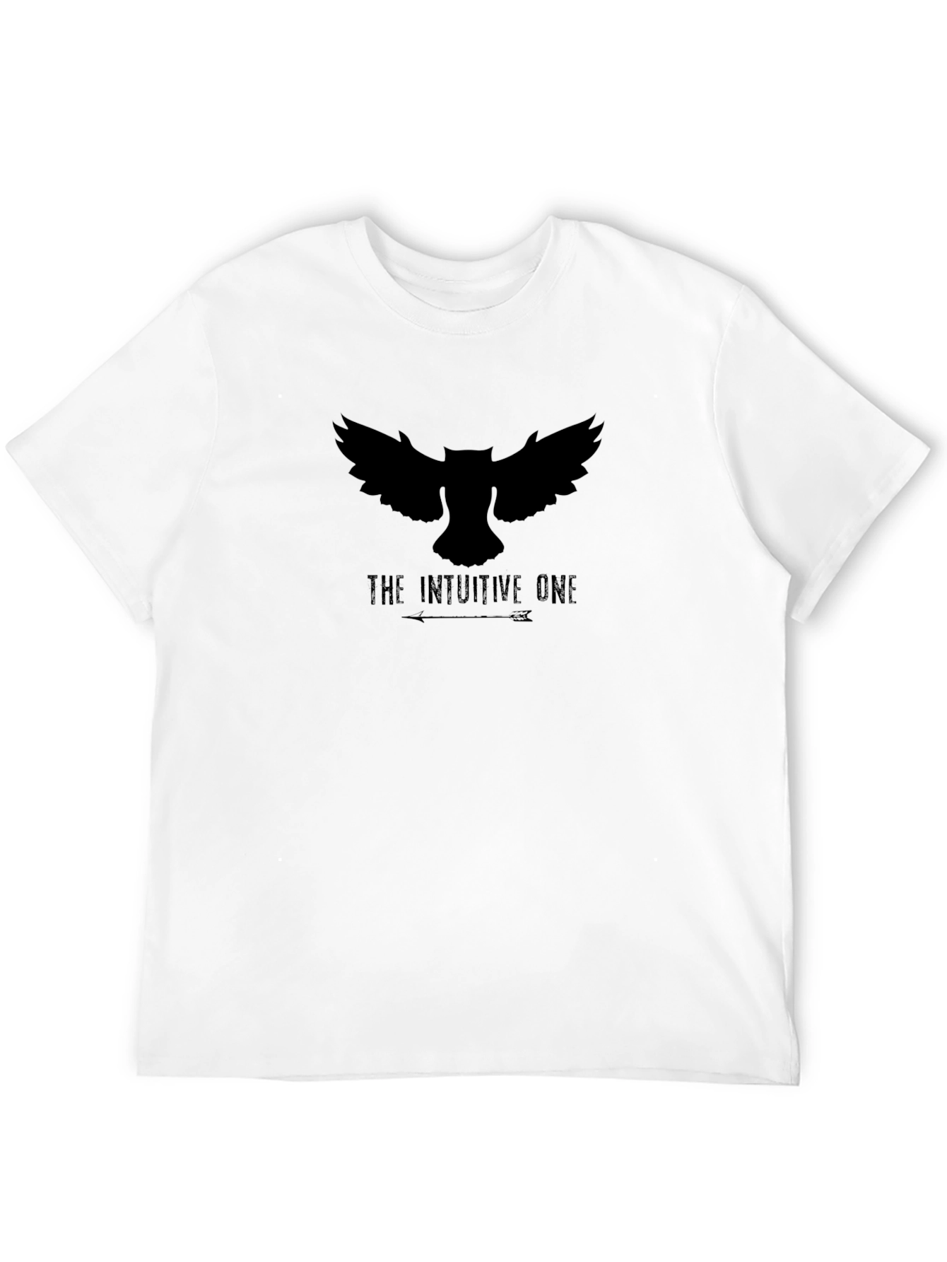 Intuitive One Owl Graphic Tee - Black