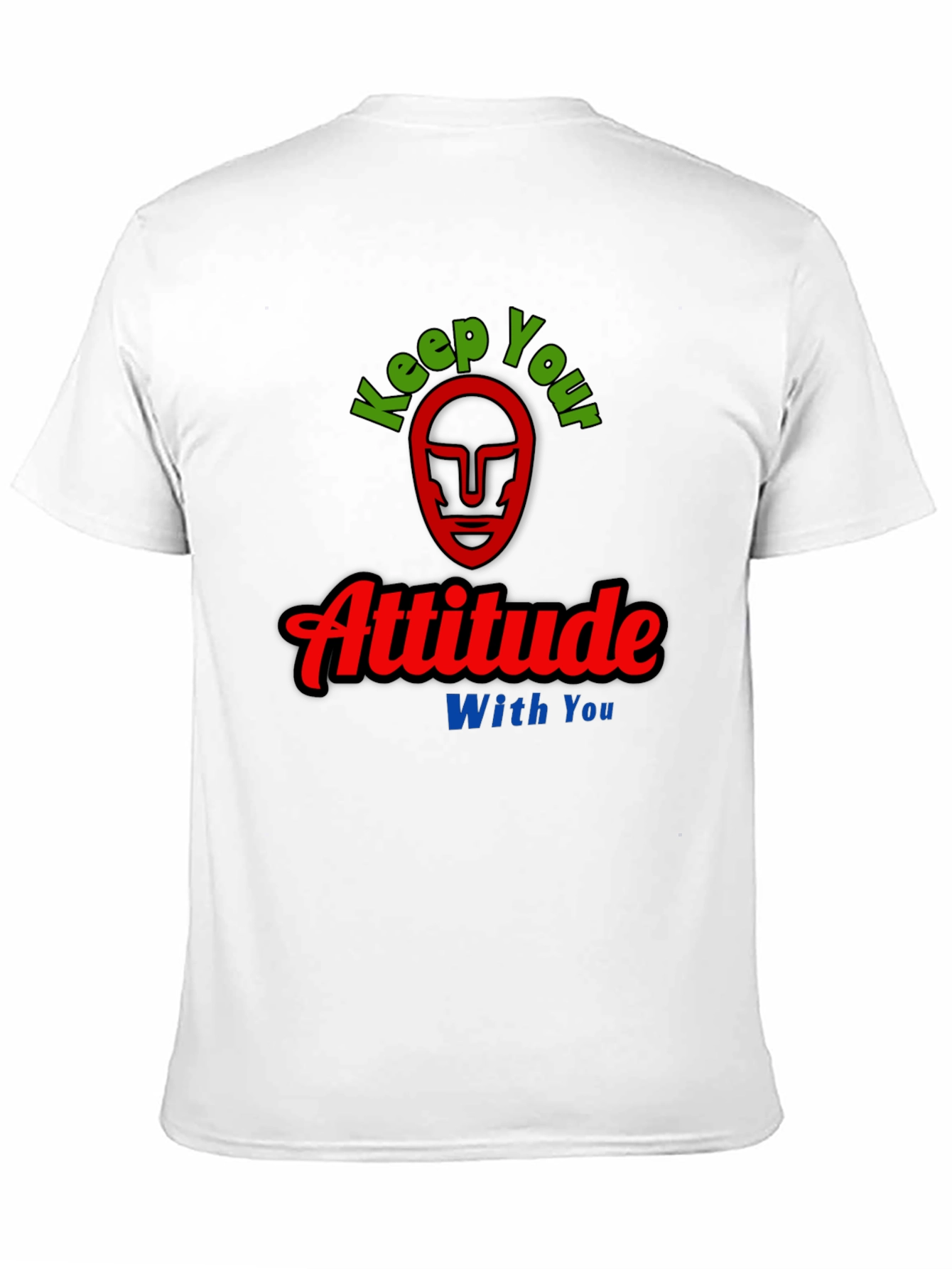 Keep Your Attitude With You Mens Black T-Shirt