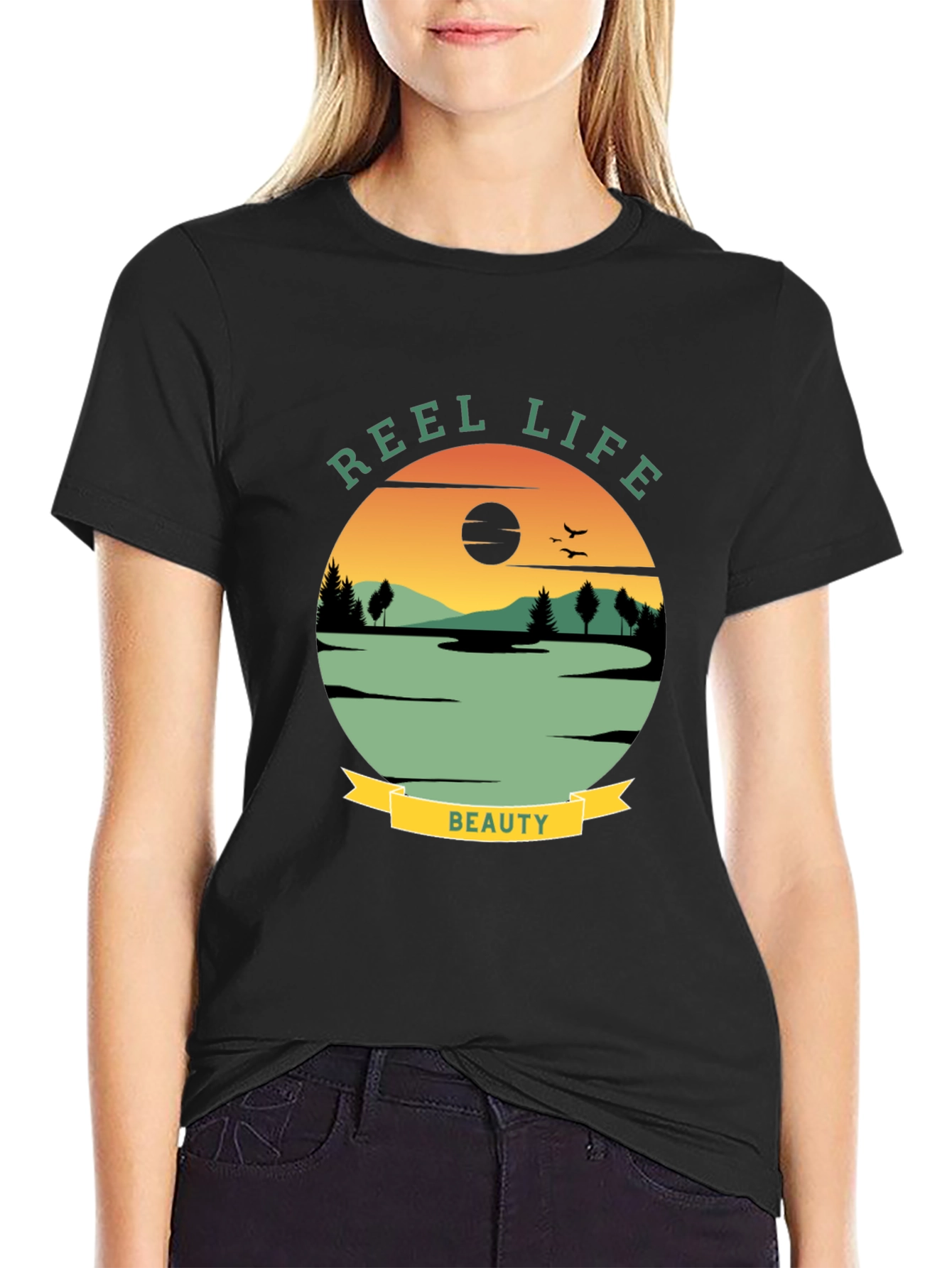 Reel Life Beauty Graphic Tee - Nature Lovers T-Shirt
