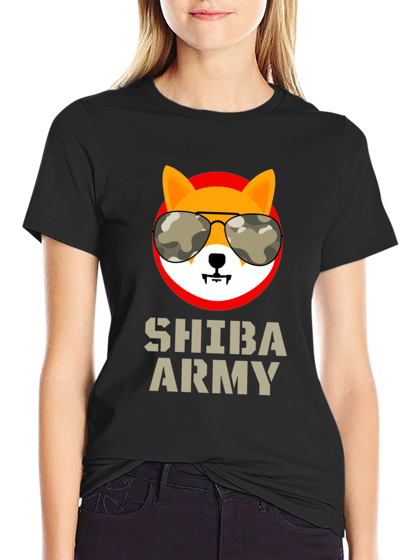 Shiba Army T-Shirt - Crypto Doge Meme Tee