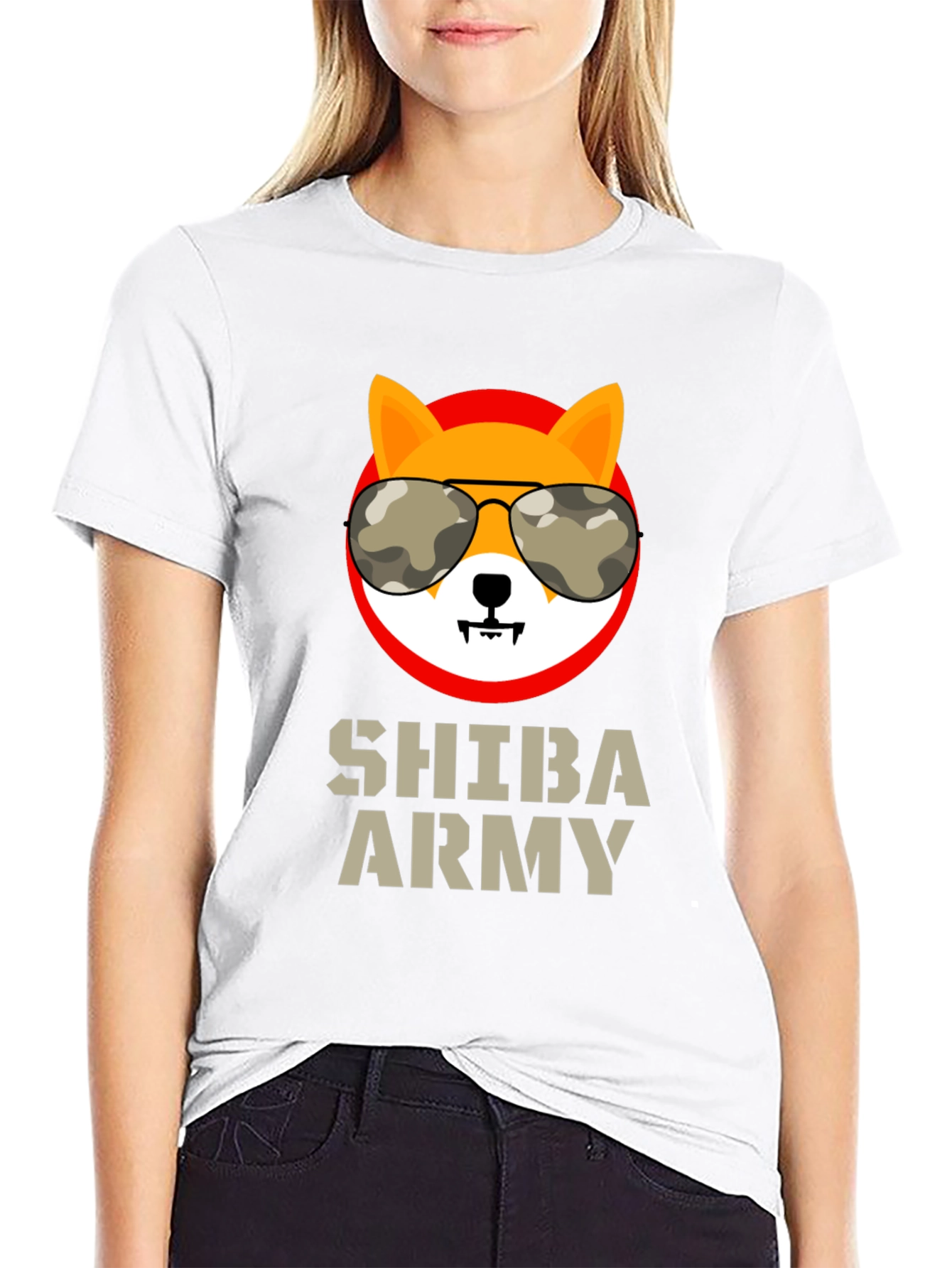 Shiba Army T-Shirt - Crypto Doge Meme Tee