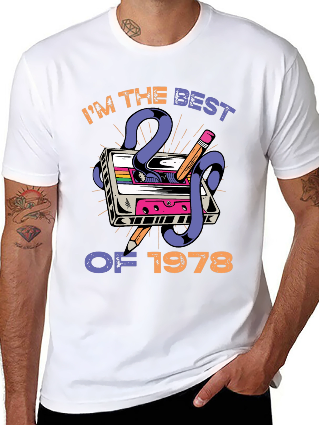 Im the Best of 1978 Cassette Tape Graphic T-Shirt