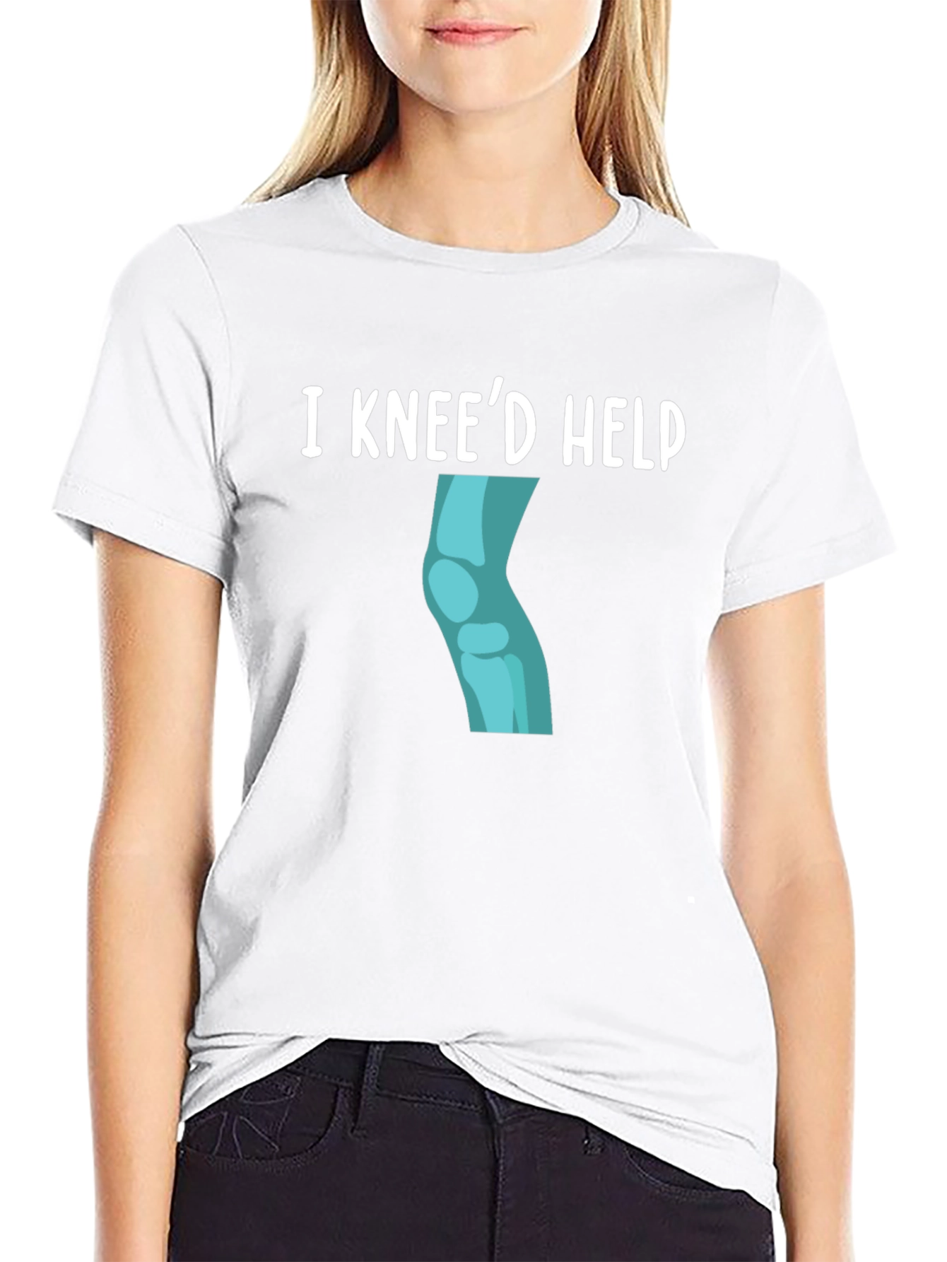 I Kneed Help Funny Graphic Tee