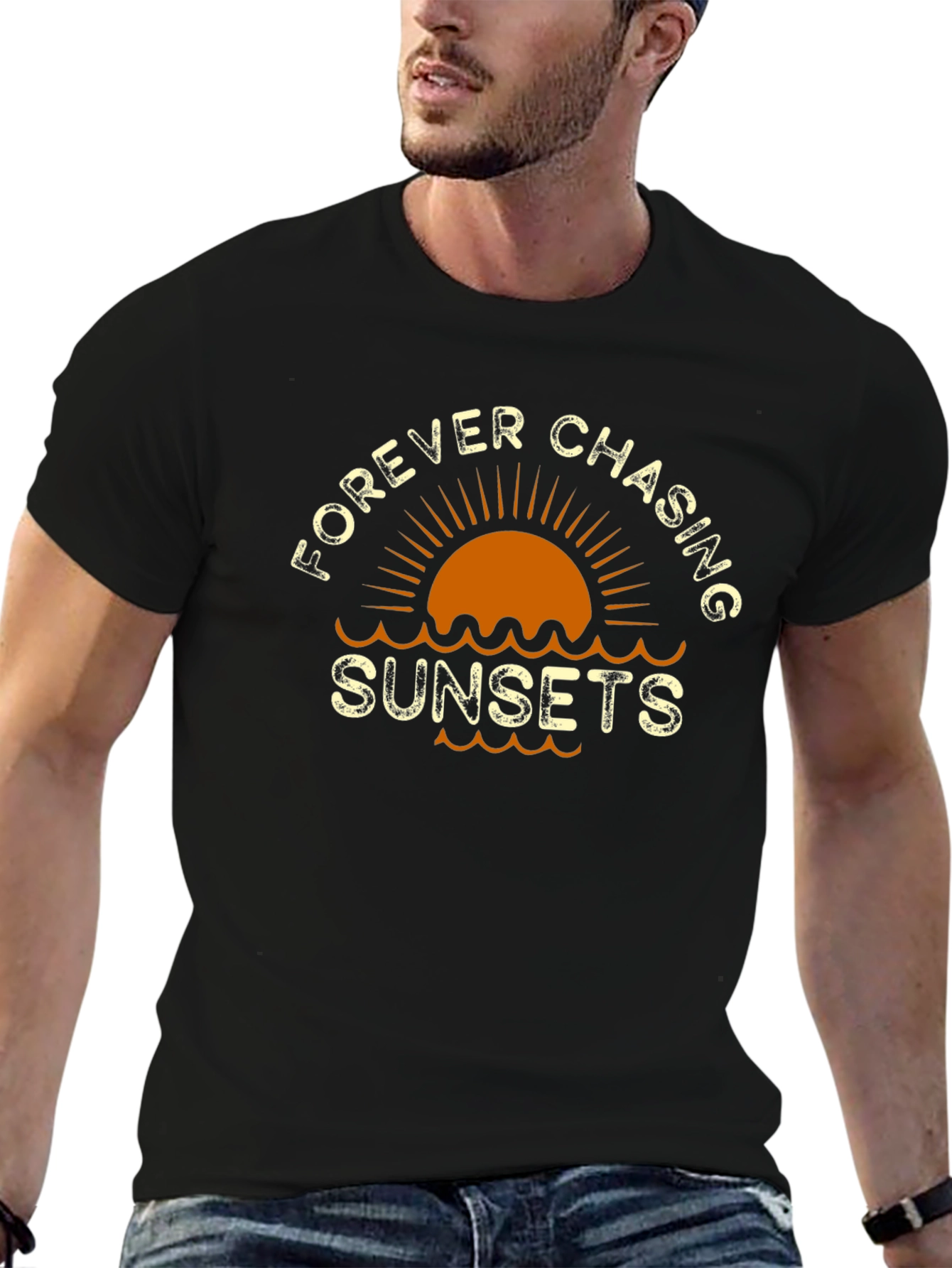 Forever Chasing Sunsets Graphic T-Shirt