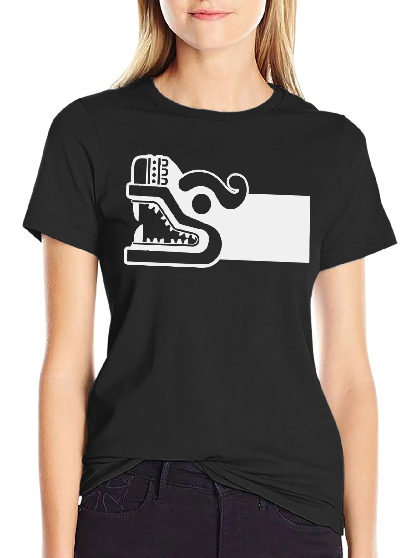 Aztec Serpent T-Shirt - Black Graphic Tee