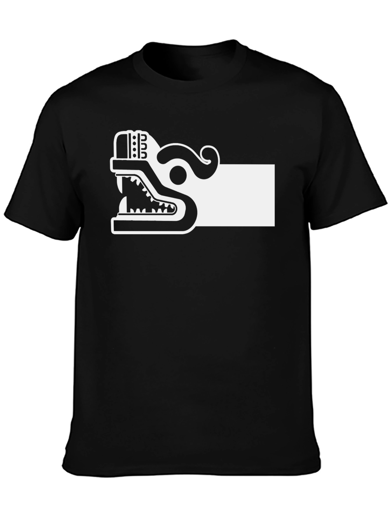 Aztec Serpent T-Shirt - Black Graphic Tee