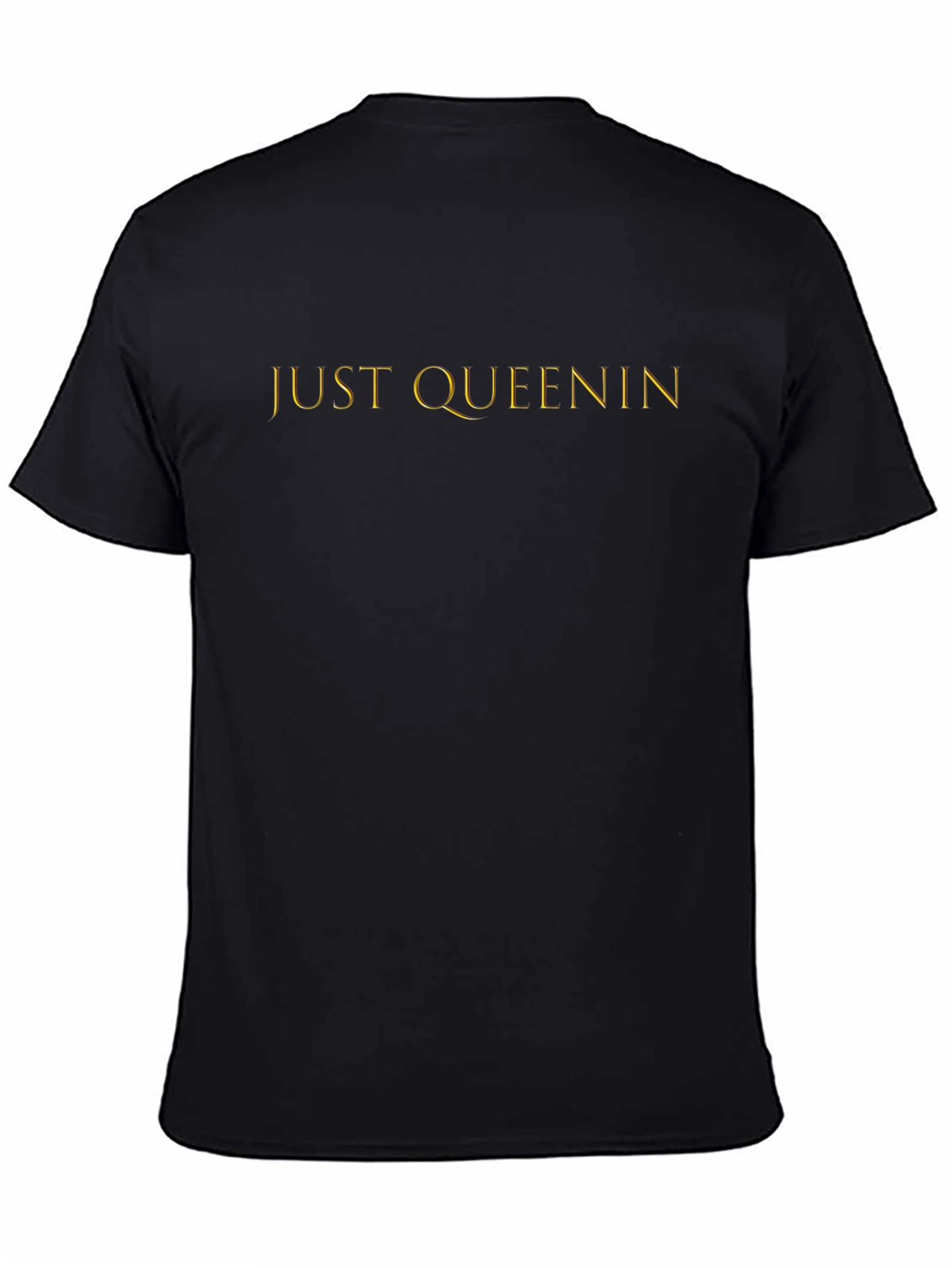 Just Queenin Graphic T-Shirt - Black