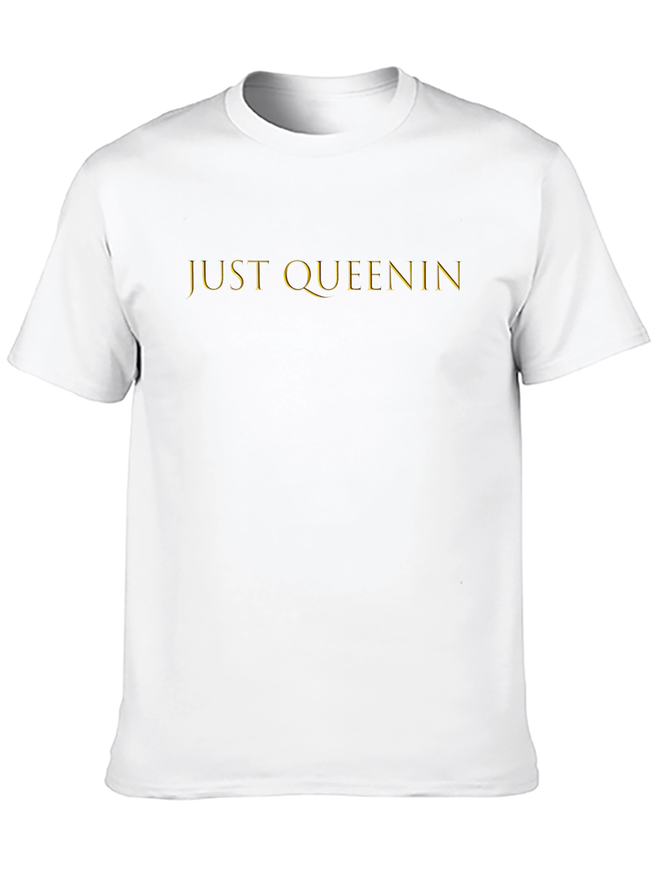 Just Queenin Graphic T-Shirt - Black