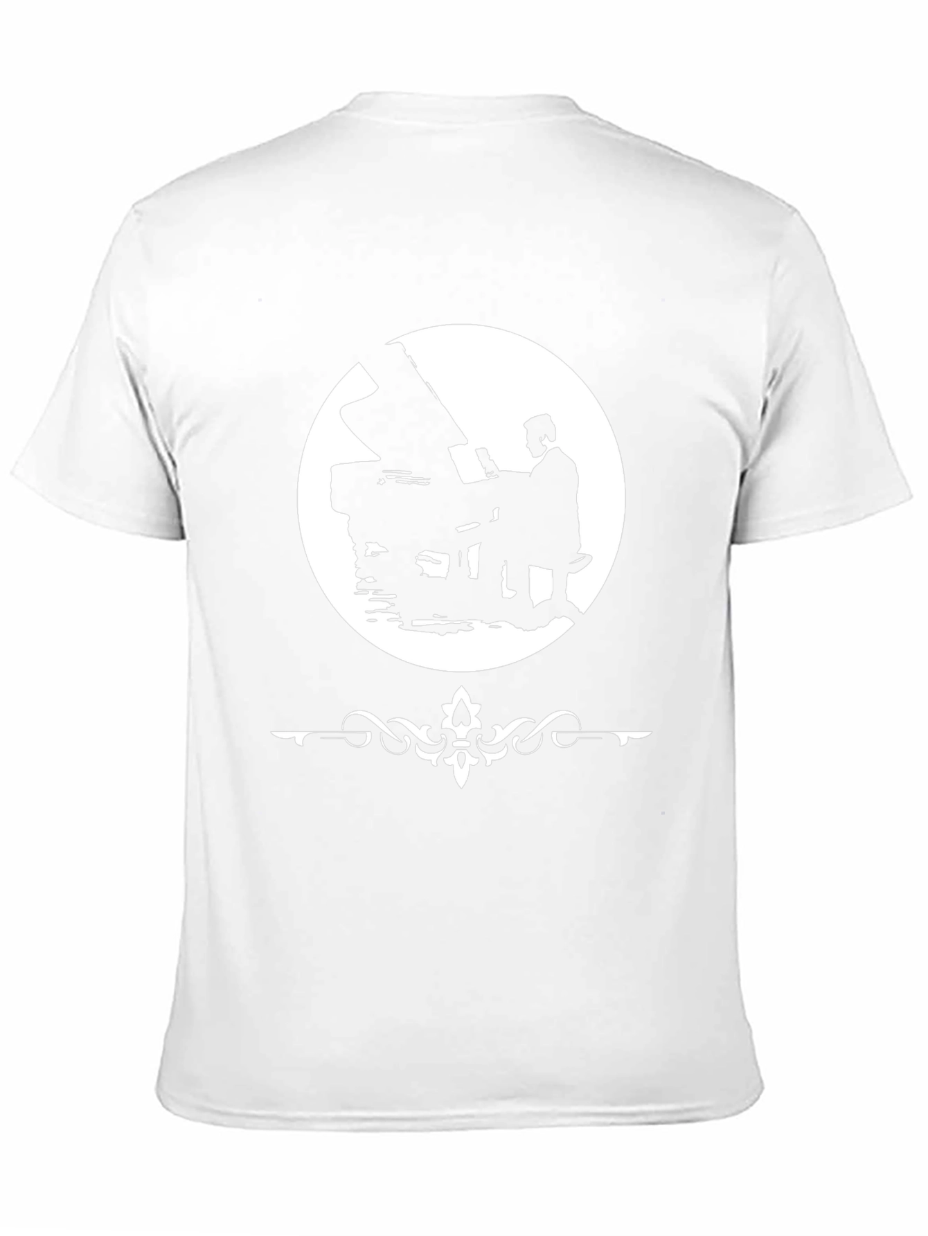Piano Player Graphic Tee - Stylish Music Lover T-Shirt