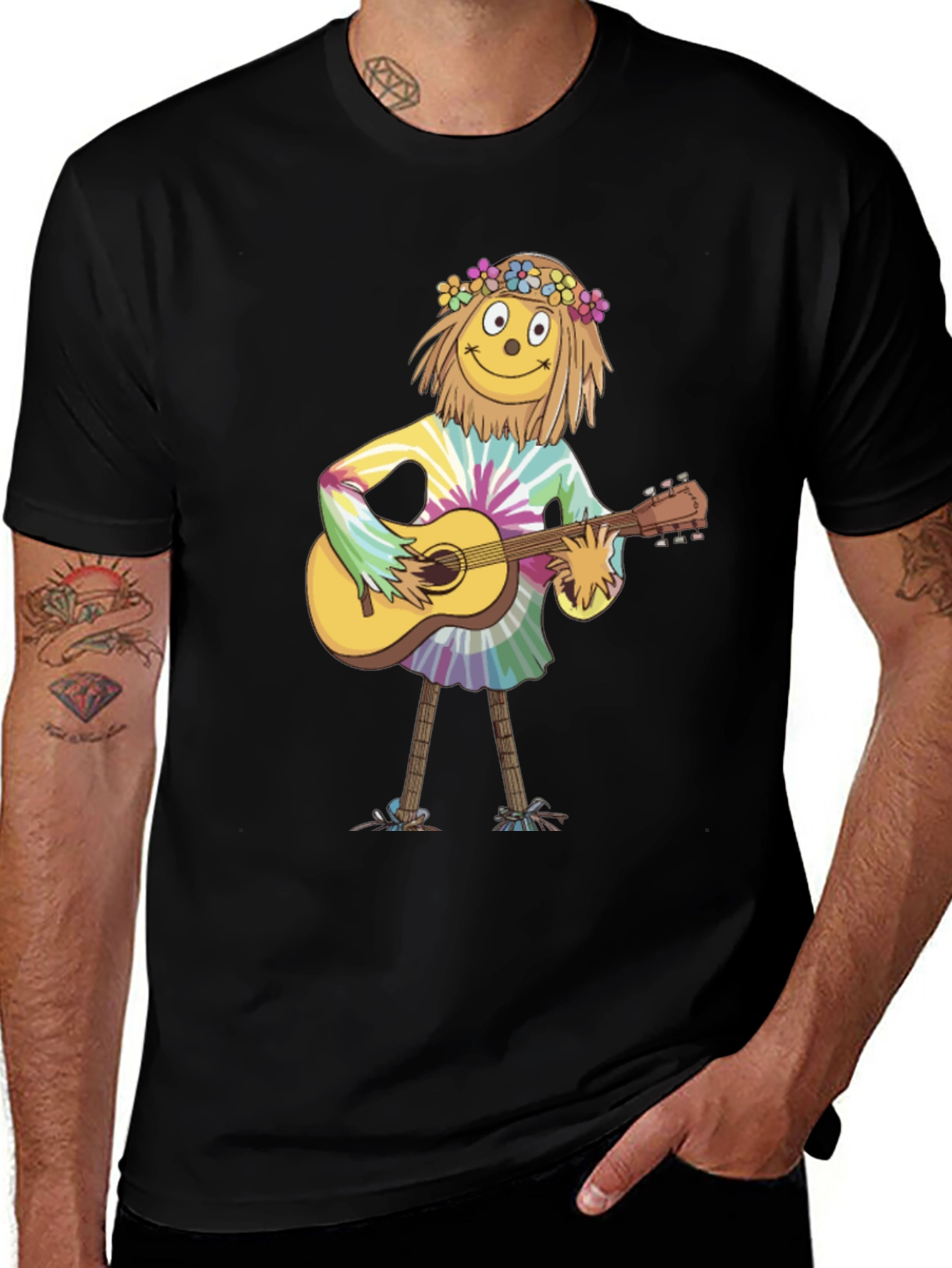 Groovy Scarecrow Guitarist T-Shirt
