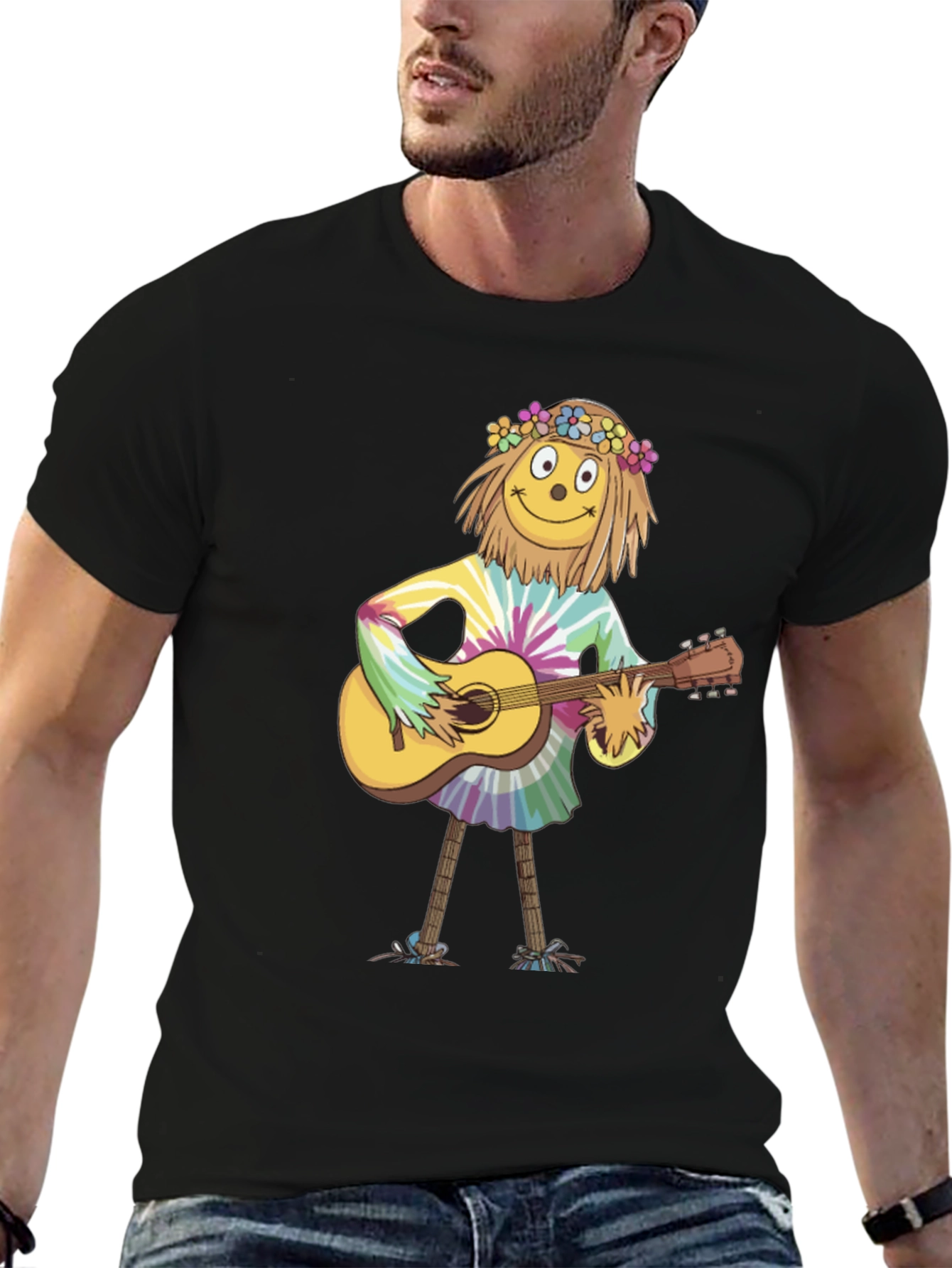 Groovy Scarecrow Guitarist T-Shirt