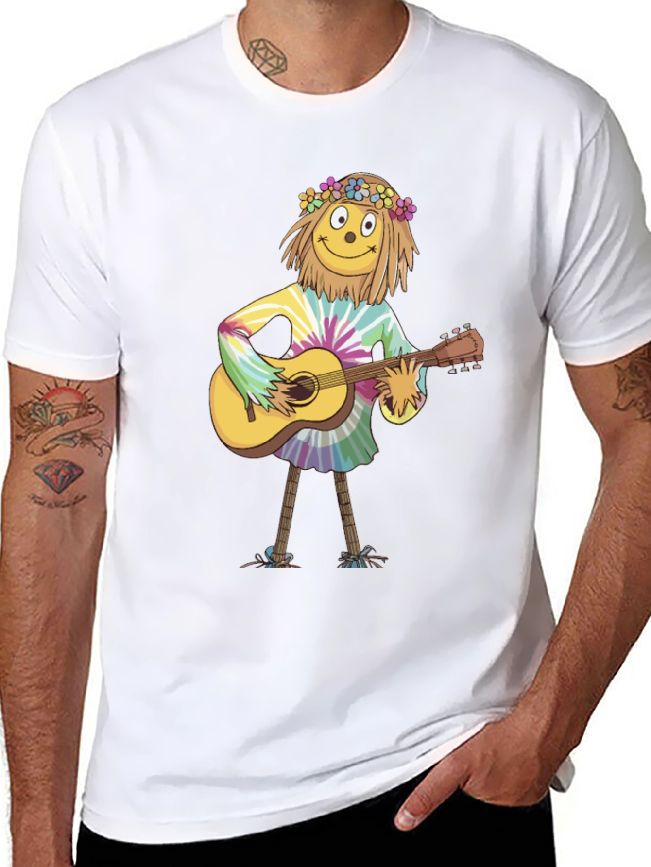 Groovy Scarecrow Guitarist T-Shirt