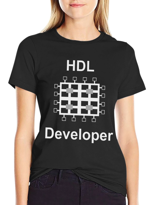HDL Developer T-Shirt - Black Programmer Tee
